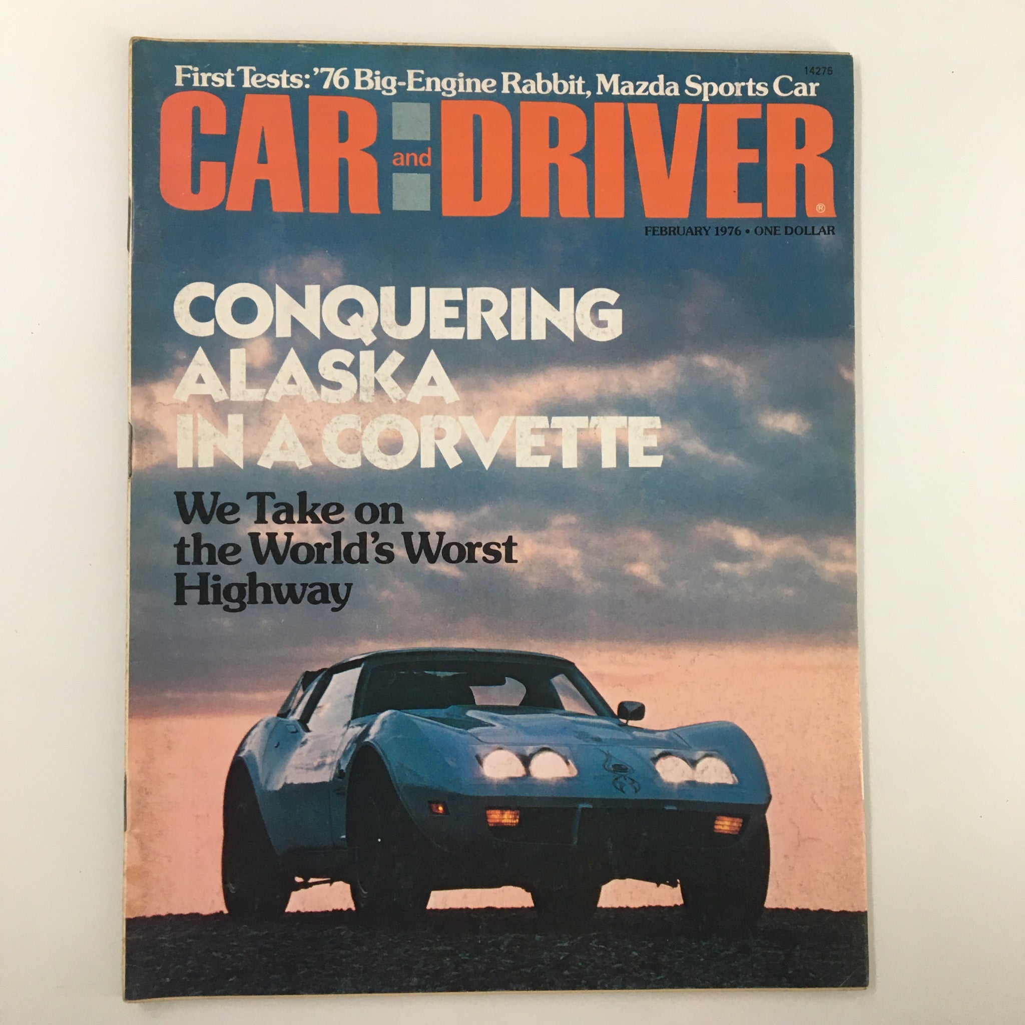 VTG Car and Driver February 1976 Conquering Alaska in a Corvette No Label