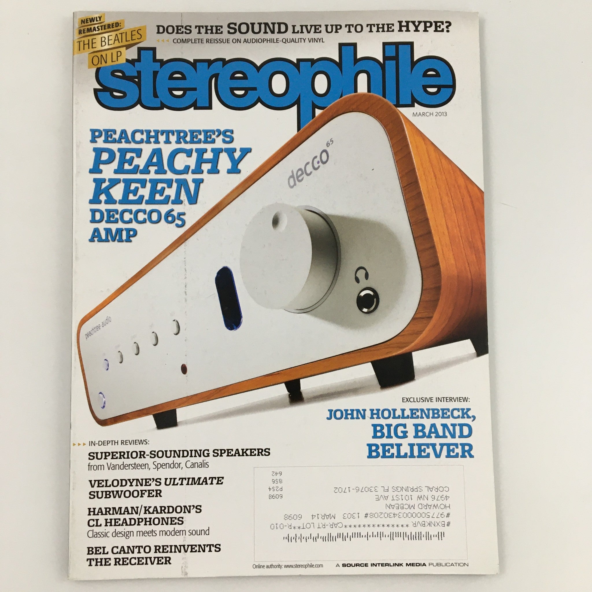 Stereophile Magazine March 2013 John Hollenbeck Big Band Believer Interview