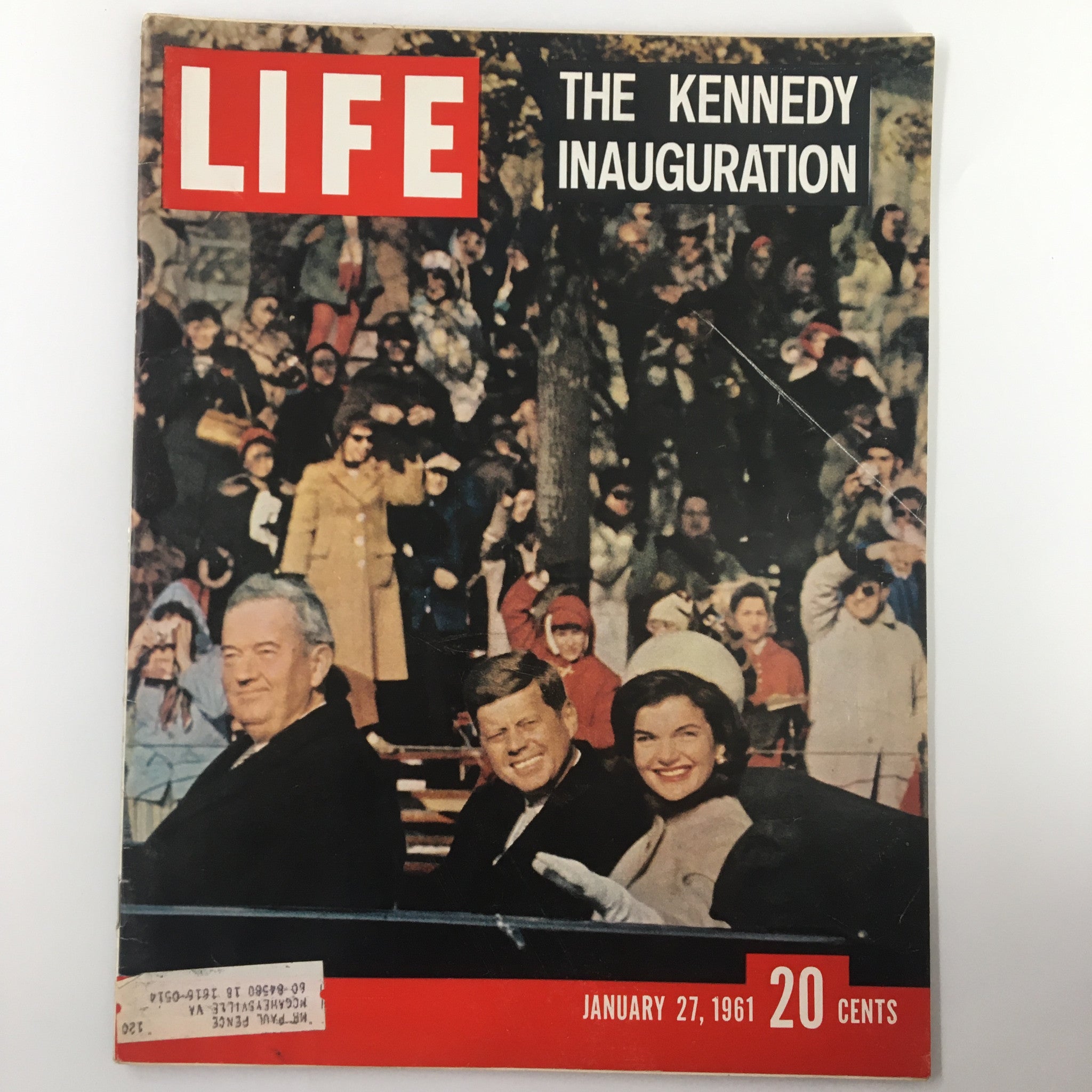 VTG Life Magazine January 27 1961 The Kennedy Inauguration John & Jackie Kennedy