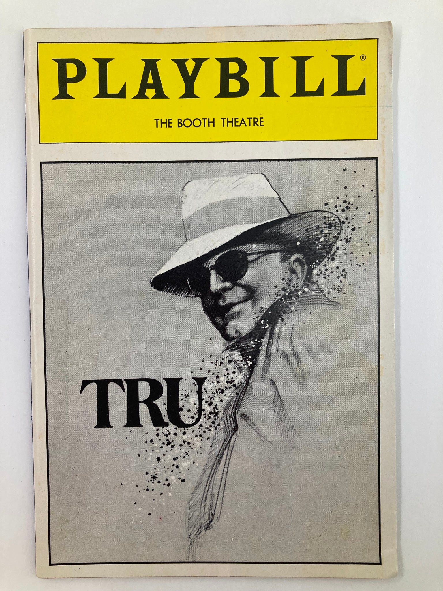 1990 Playbill The Booth Theatre Robert Morse as Tru by Jay Presson Allen