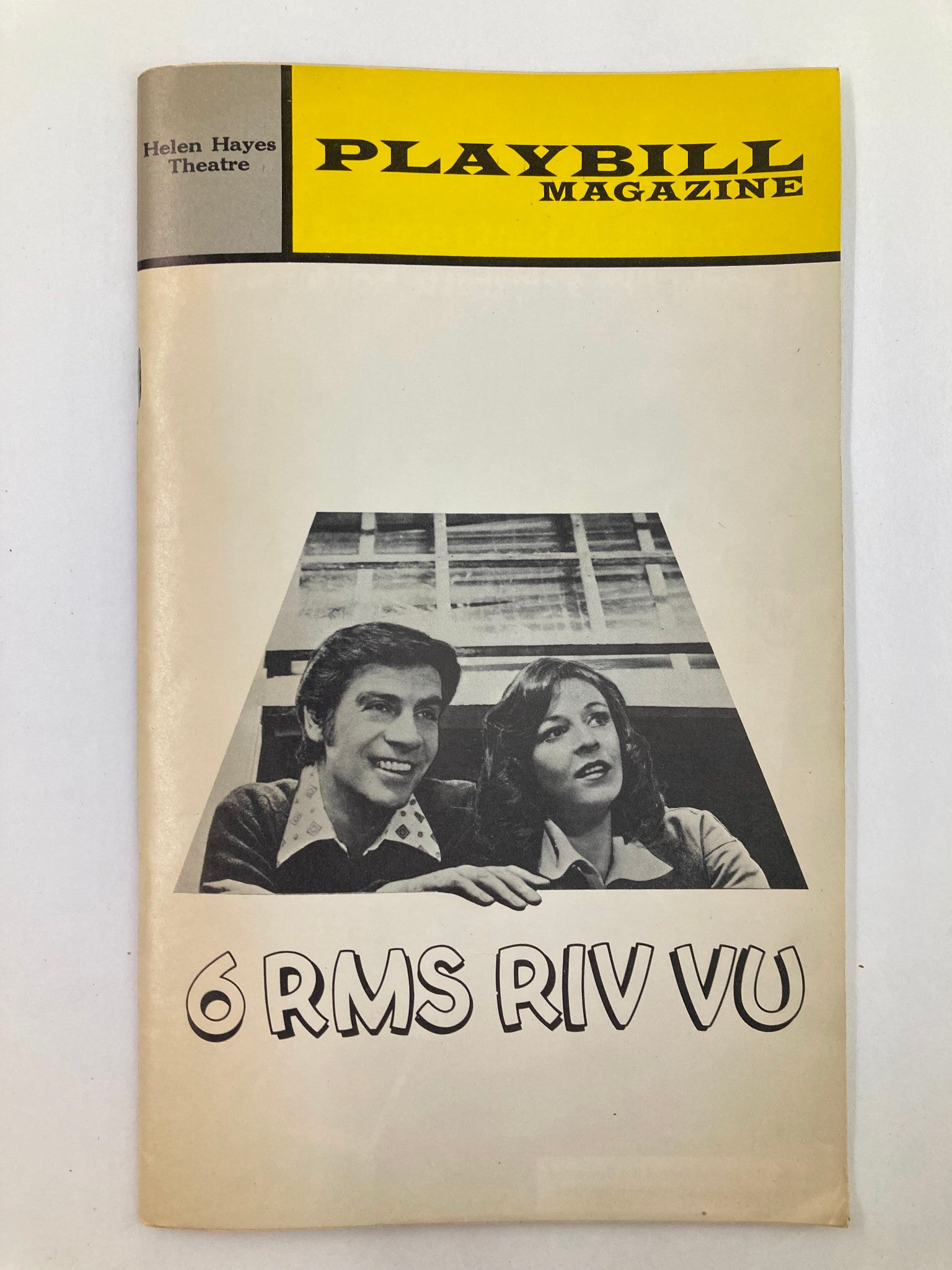 1973 Playbill Helen Hayes Theatre Jerry Orbach, Jane Alexander in 6 Rms Riv Vu