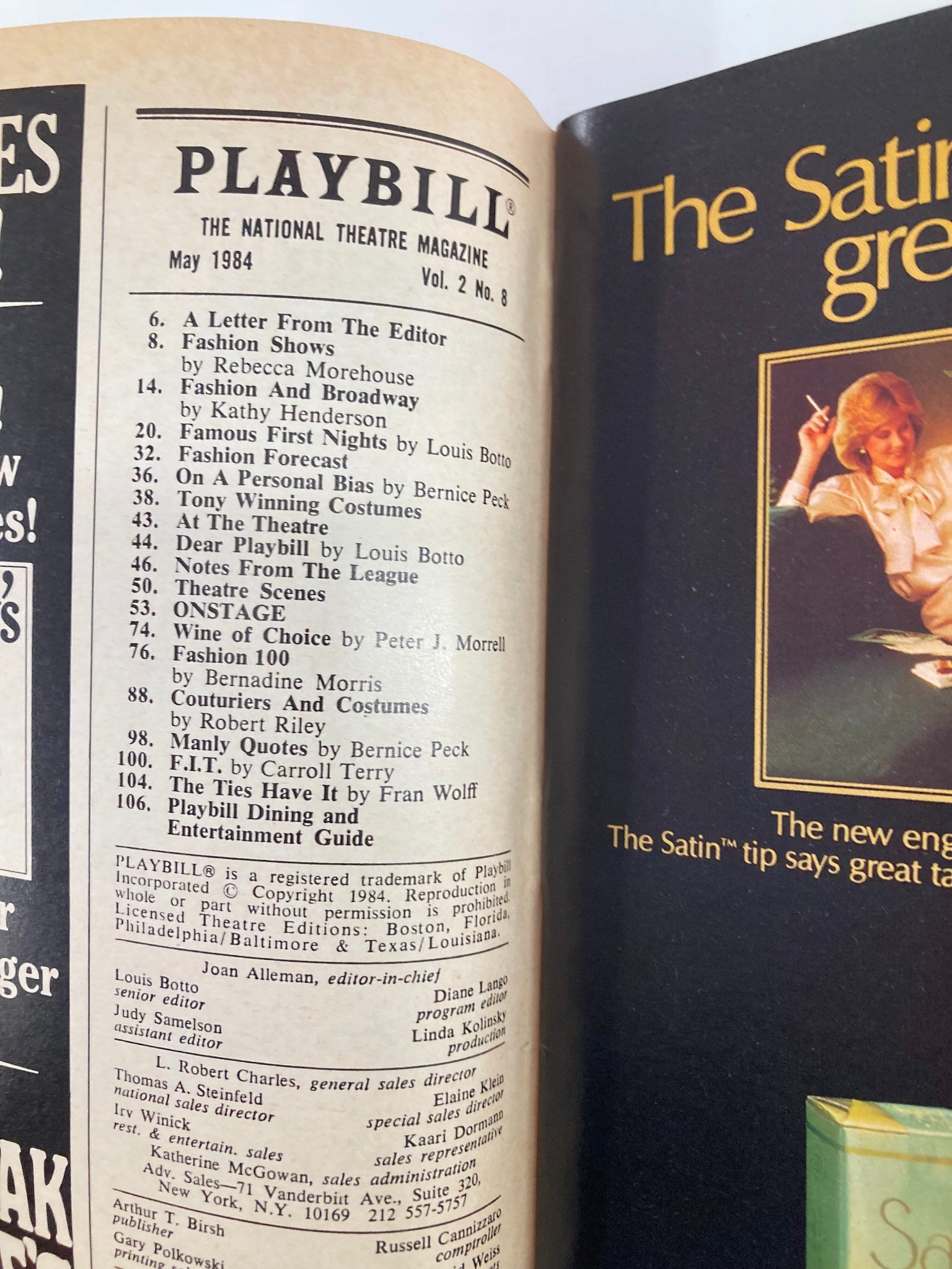 1984 Playbill Cort Theatre Kate Nelligan in A Moon for The Misbegotten