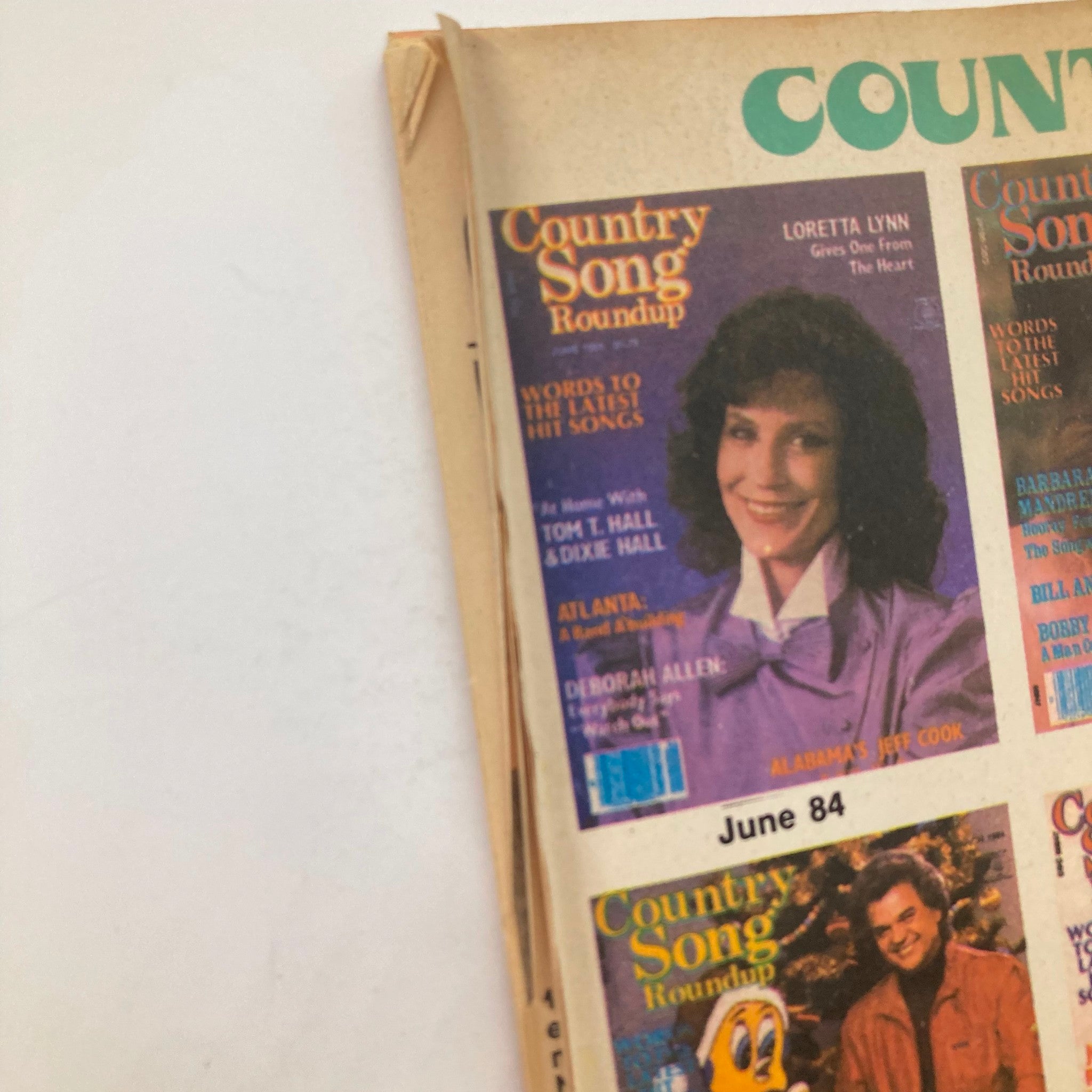 VTG Country Song Roundup Magazine December 1984 George Jones & Joe Stampley