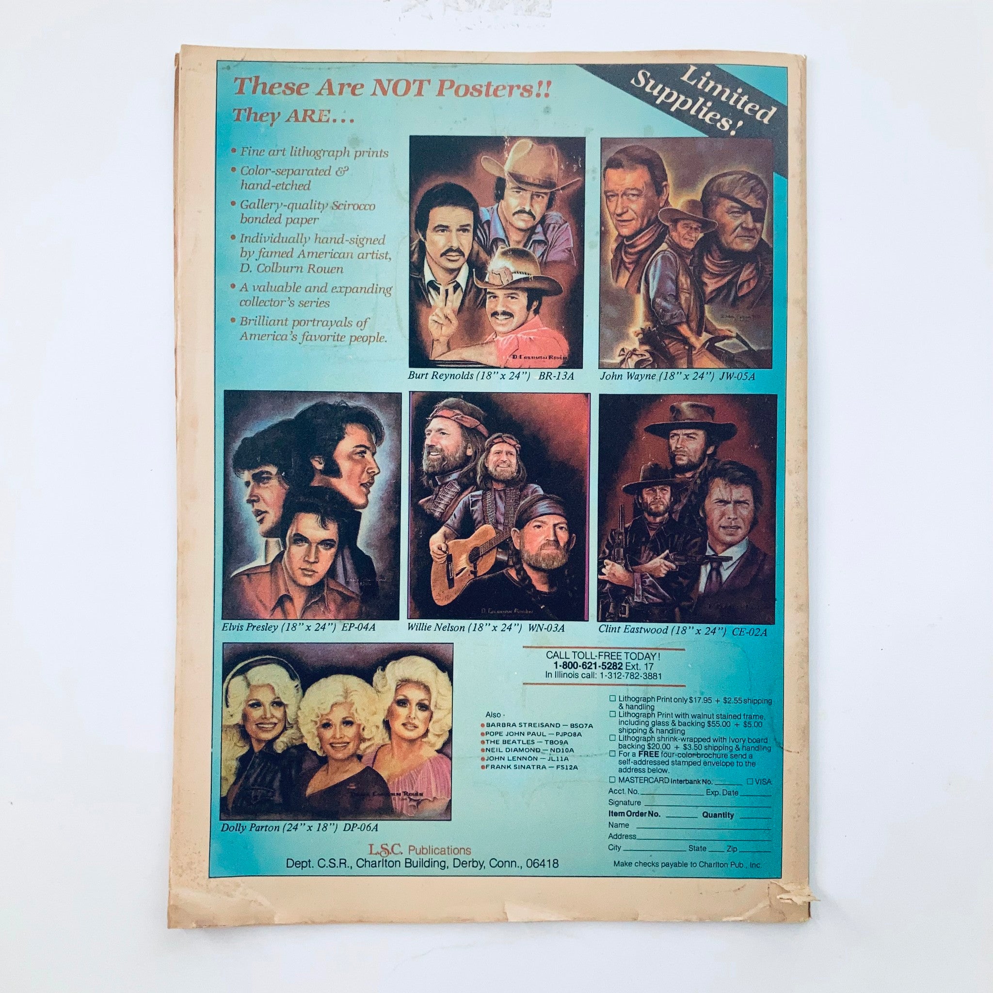 VTG Country Song Roundup Magazine December 1982 Porter Wagoner Never Say Retire