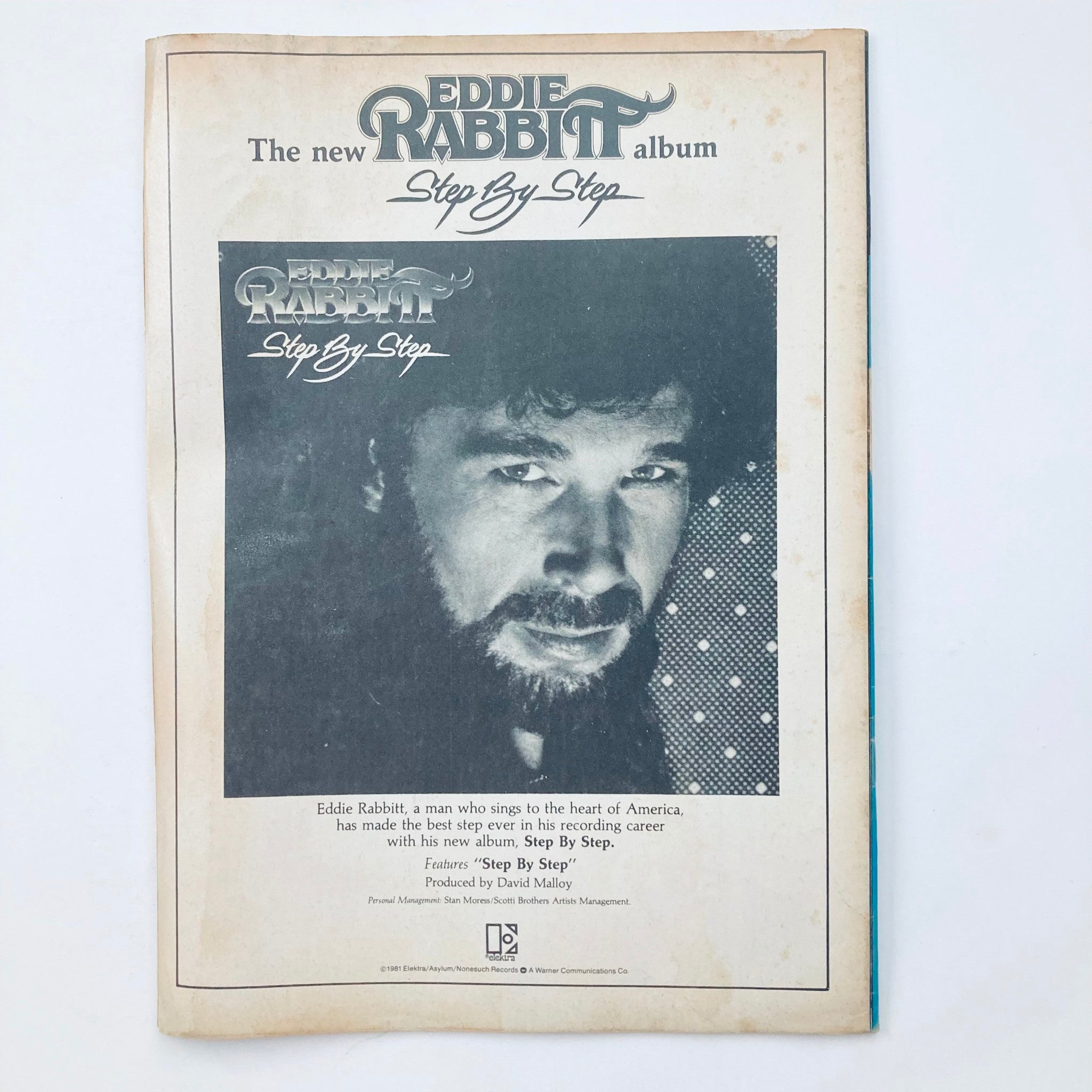 VTG Country Song Roundup Magazine November 1981 Oak Ridge Boys No Label