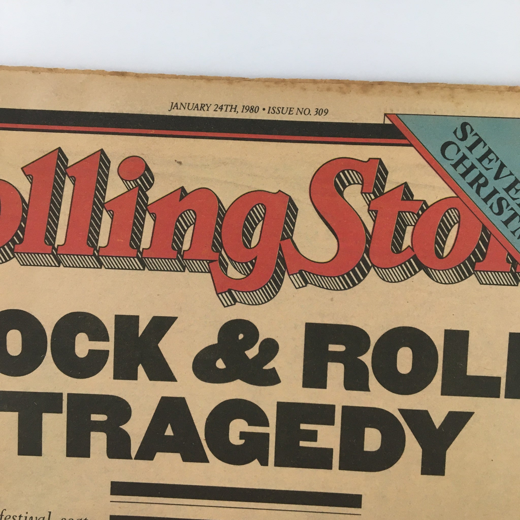 VTG Rolling Stone Magazine January 24 1980 Led Zeppelin Rock & Roll Tragedy