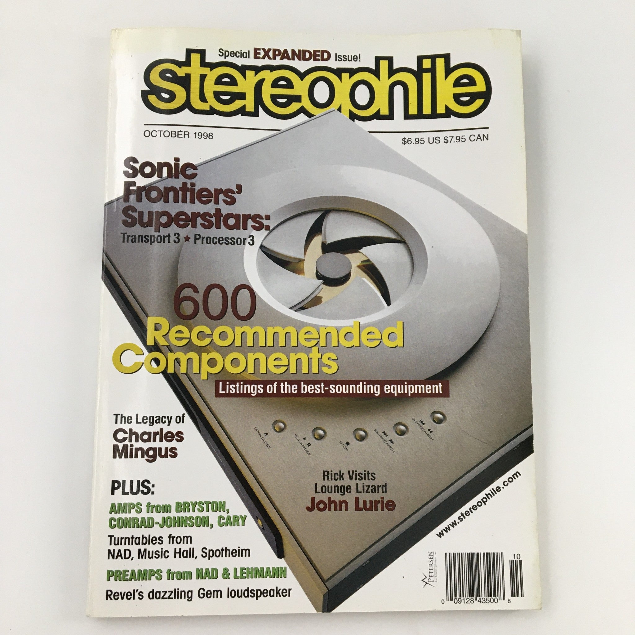 Stereophile Magazine October 1998 The Legacy of Charles Mingus, Newsstand