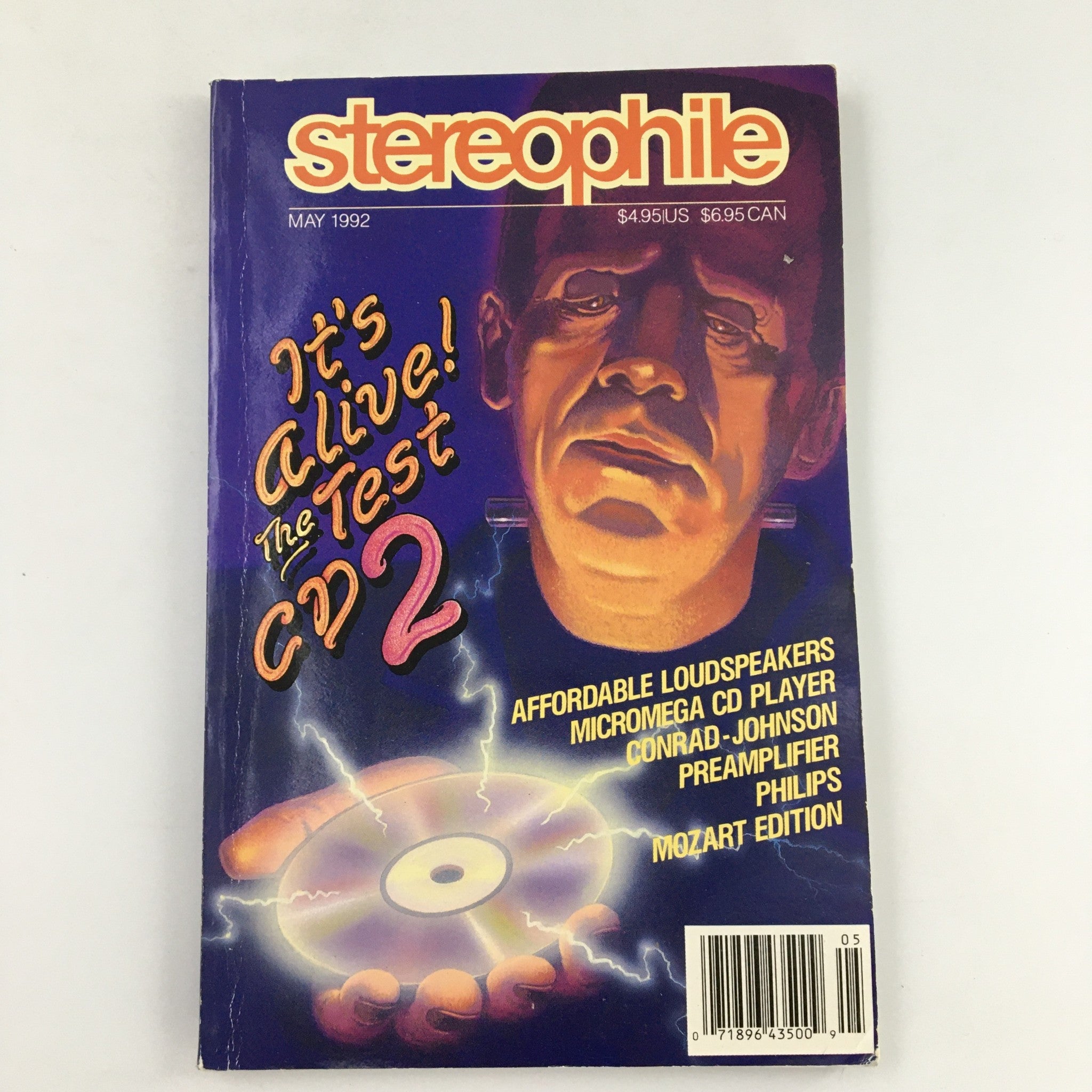 Stereophile Magazine May 1992 Preamplifier Philips Mozart Edition, Newsstand