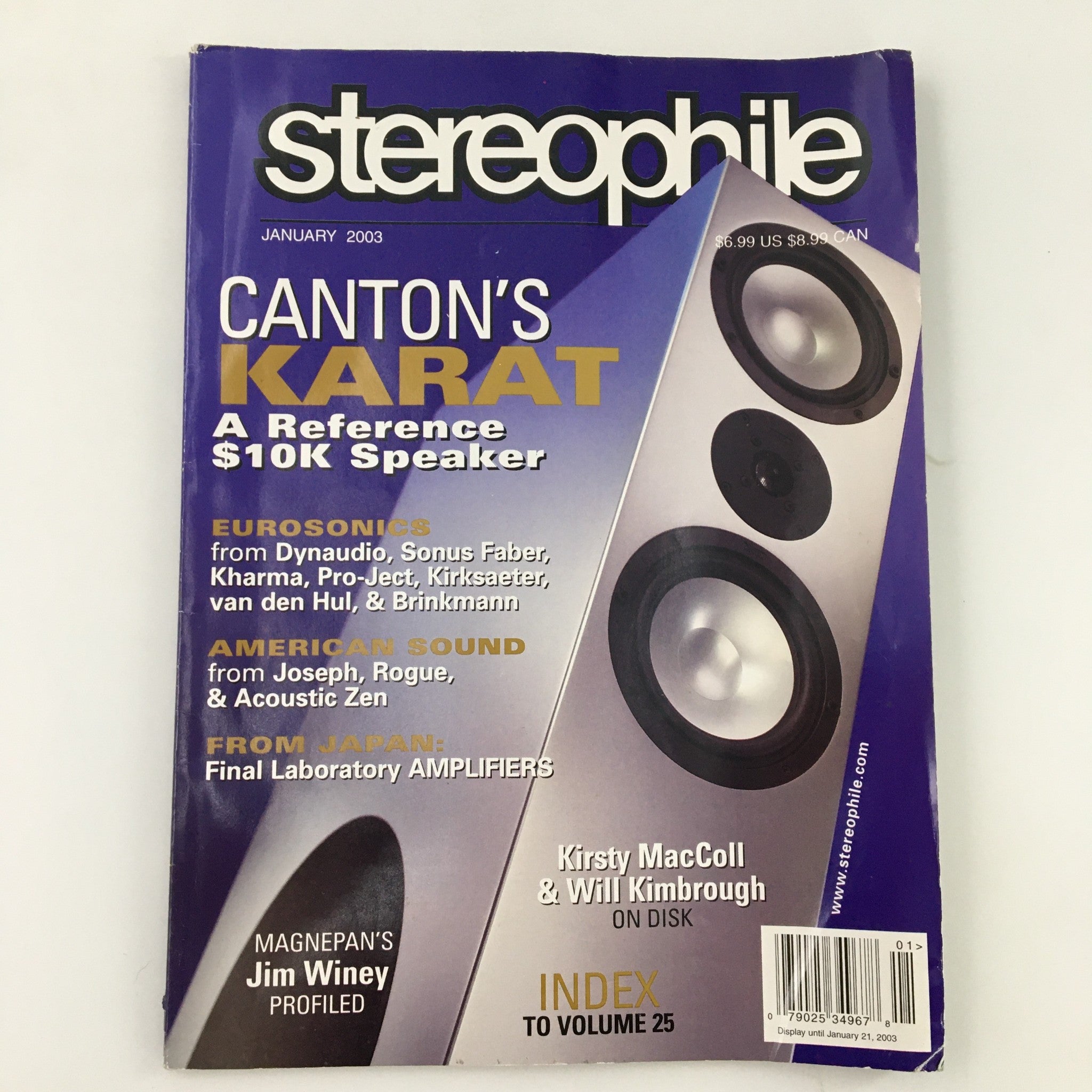 Stereophile Magazine January 2003 Kirsty MacColl and Will Kimbrough on Disk