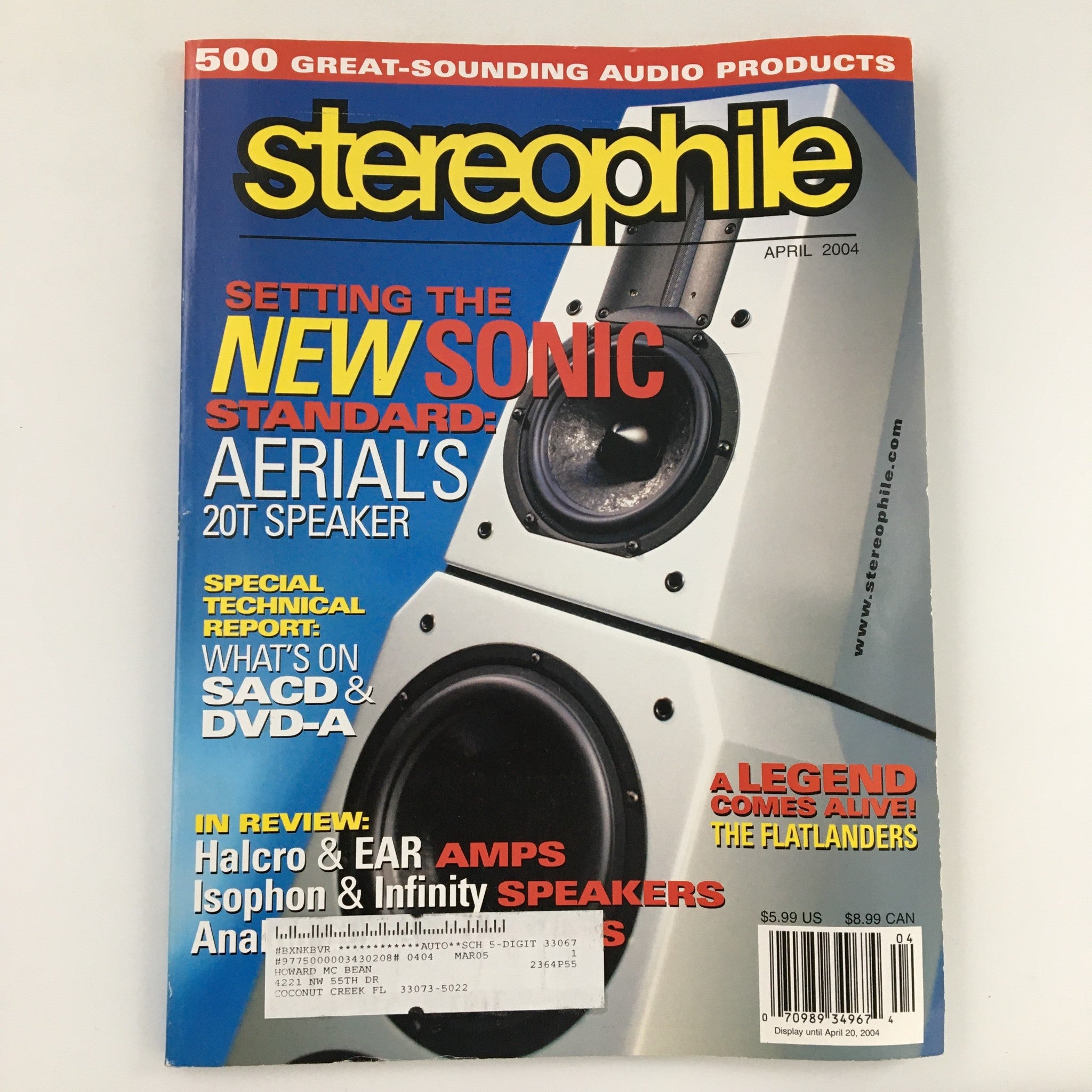 Stereophile Magazine April 2004 A Legend Comes Alive, The Flatlanders Feature