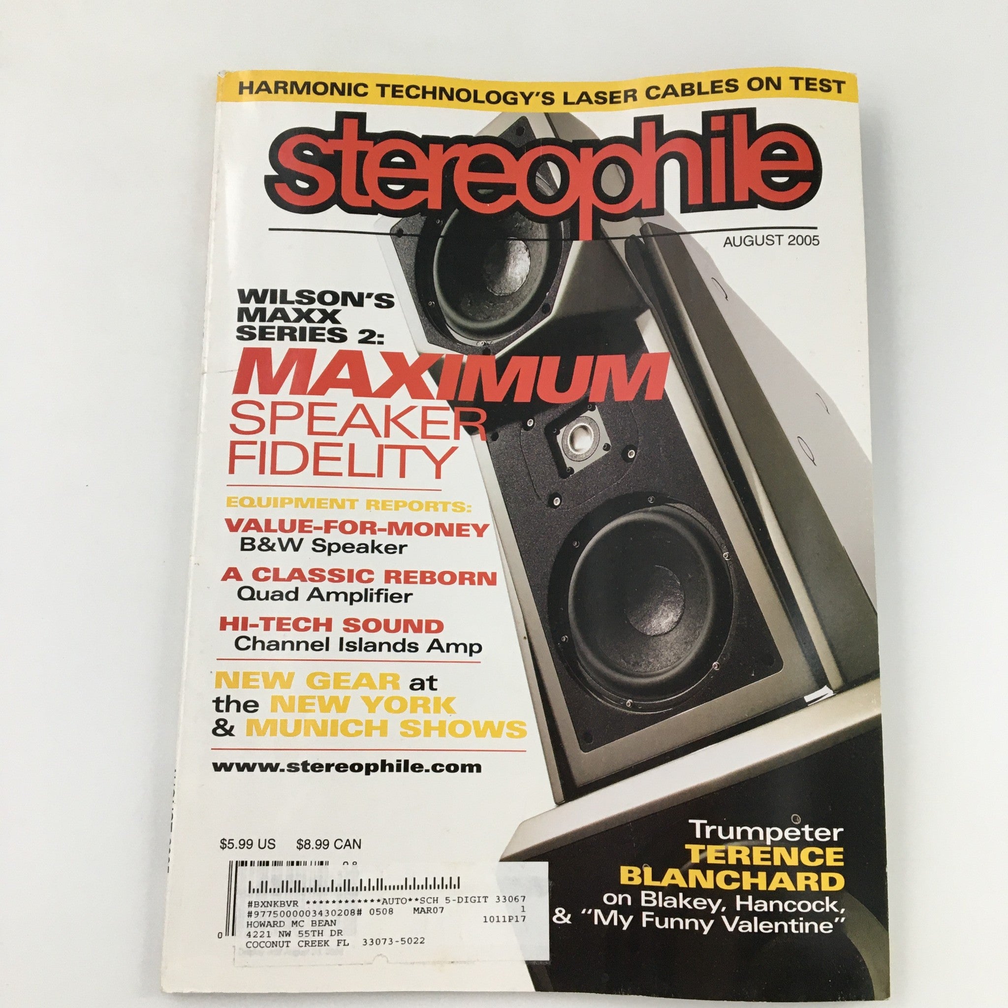 Stereophile Magazine August 2005 Trumpeter Terence Blanchard My Funny Valentine