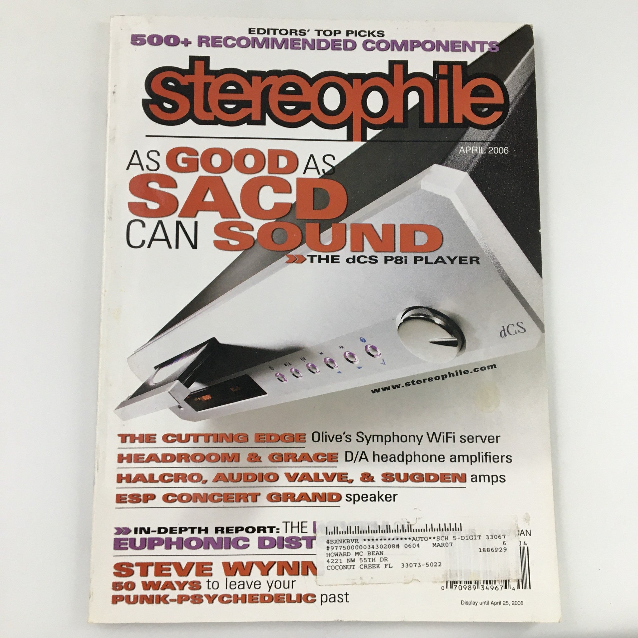 Stereophile Magazine April 2006 Steve Wynn 50 Ways Punk-Psychedelic Past