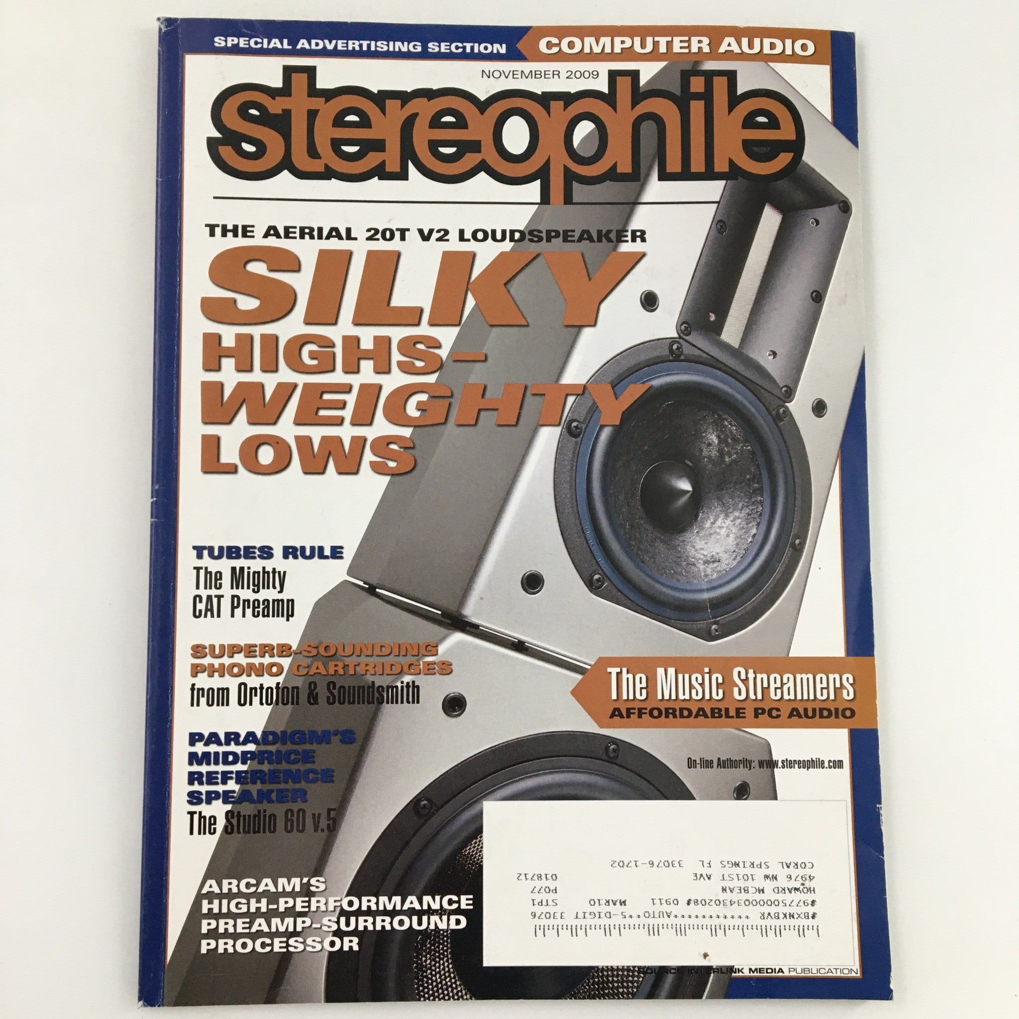 Stereophile Magazine November 2009 The Music Streamers Affordable Audio Feature