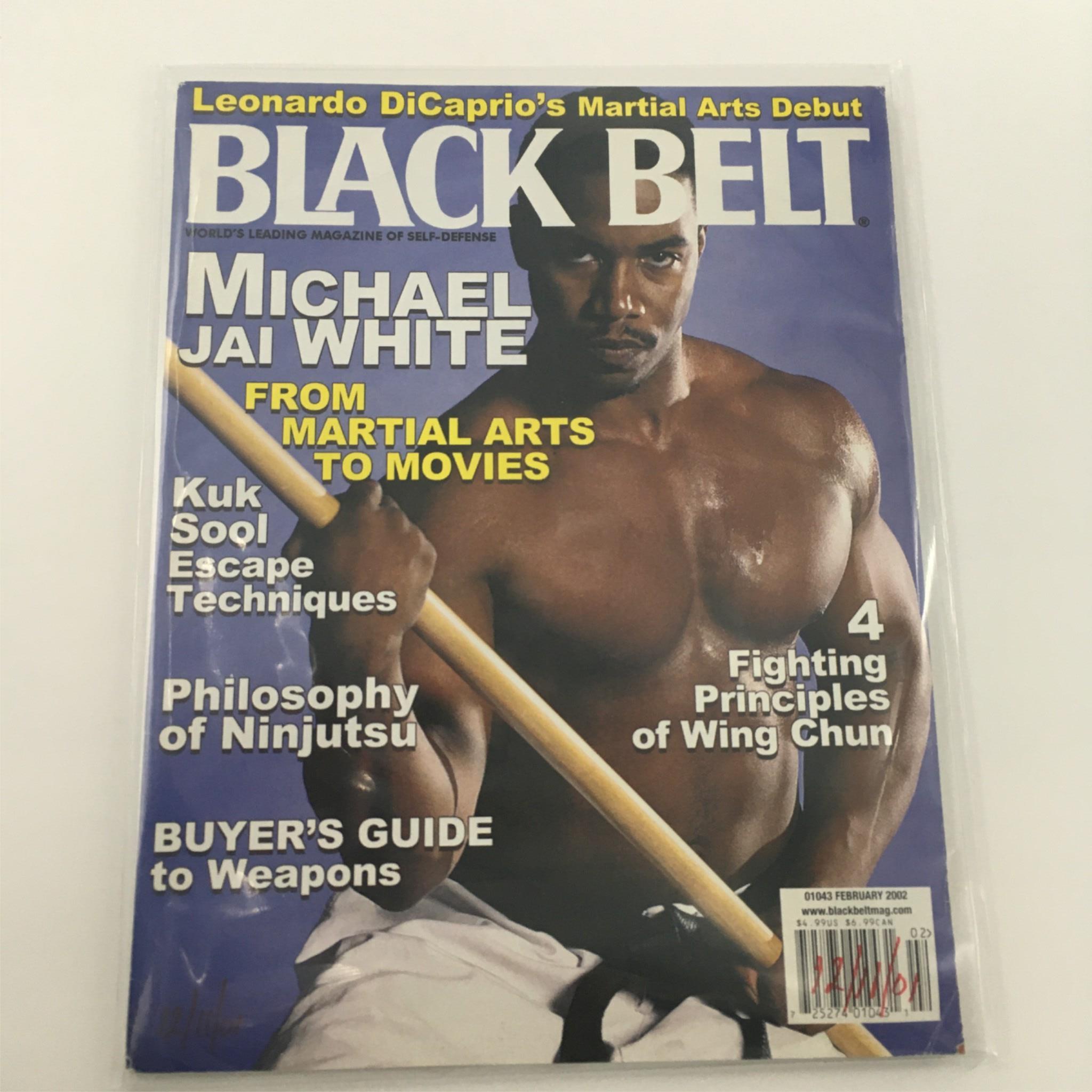 Black Belt Magazine February 2002 Michael Jai White Martial Arts, Newsstand