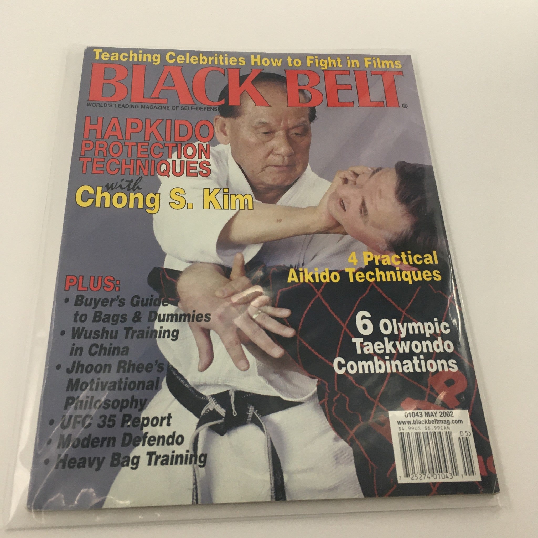 Black Belt Magazine May 2002 Chong S. Kim Hapkido Protection Technique Newsstand