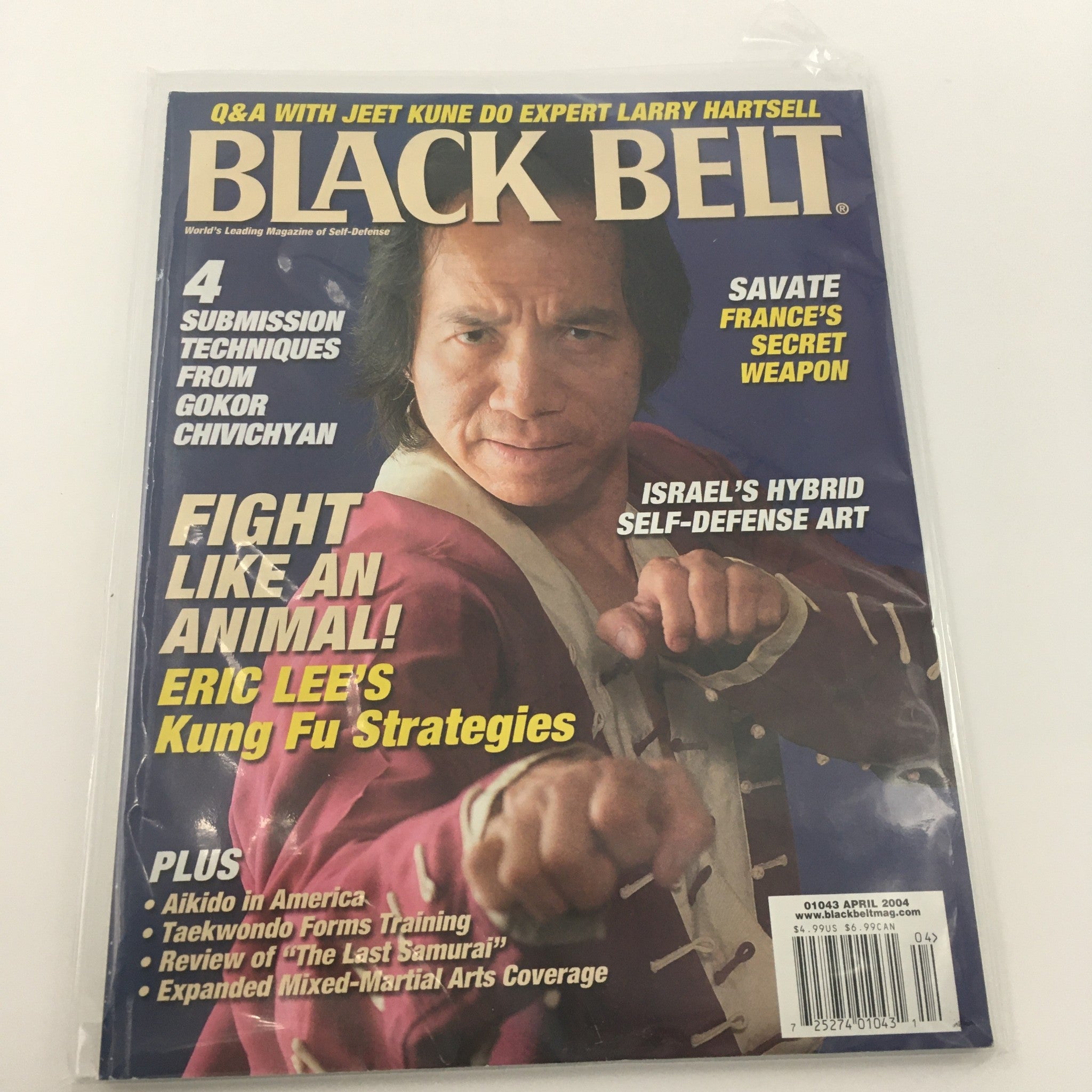 Black Belt Magazine April 2004 Eric Lee's Kung Fu Strategies, Newsstand