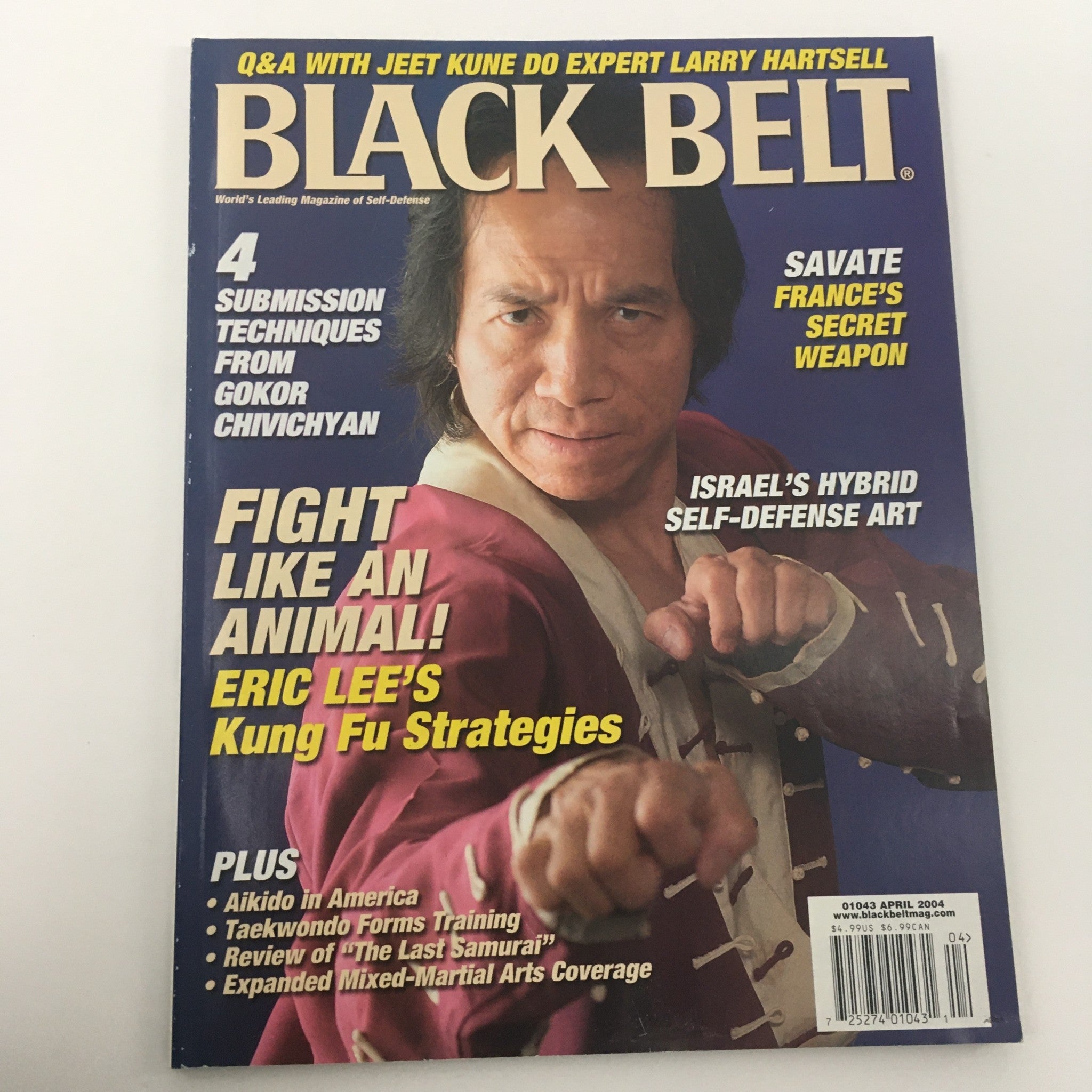 Black Belt Magazine April 2004 Eric Lee's Kung Fu Strategies, Newsstand