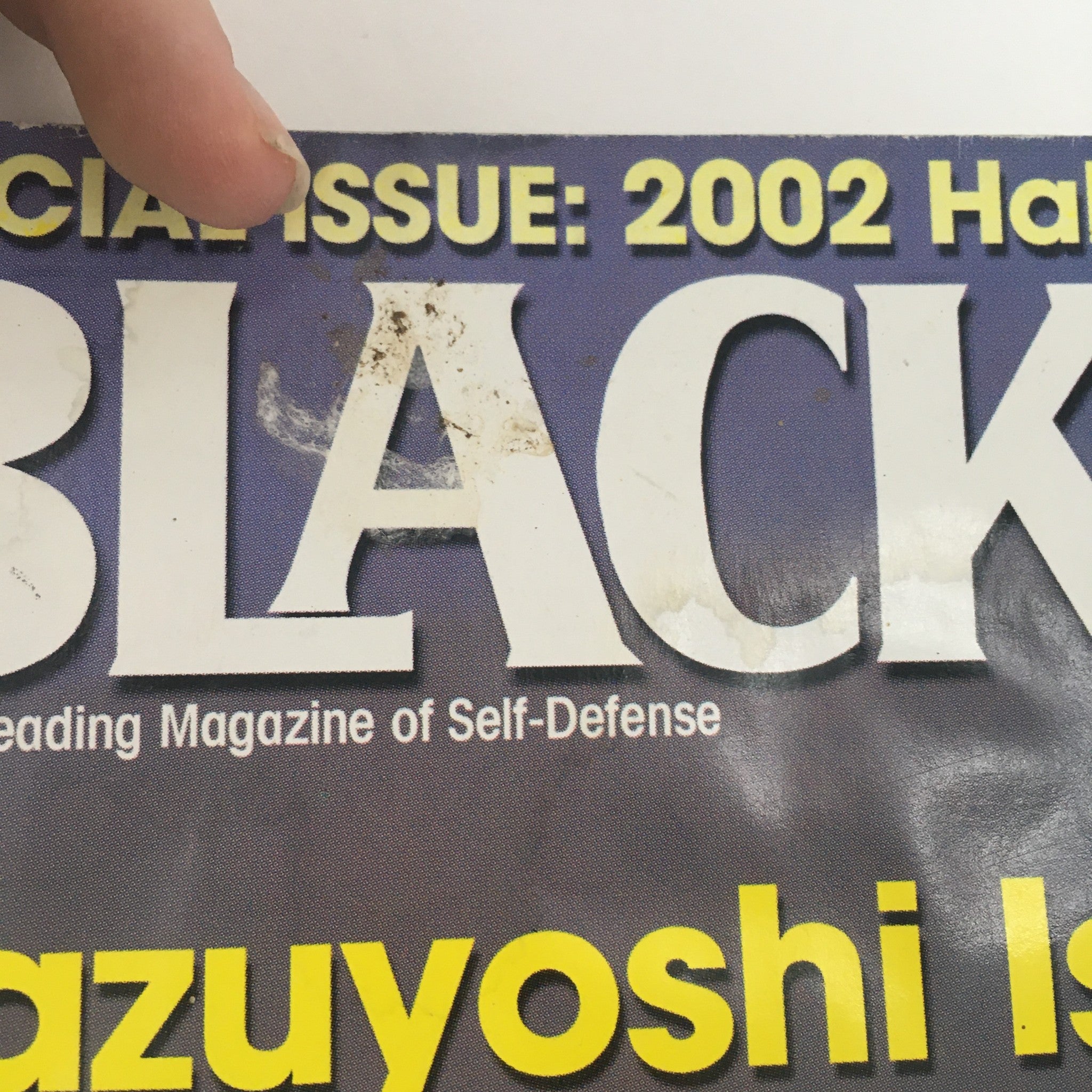 Black Belt Magazine January 2003 Kazuyoshi Ishii The Evolution of K-1, Newsstand