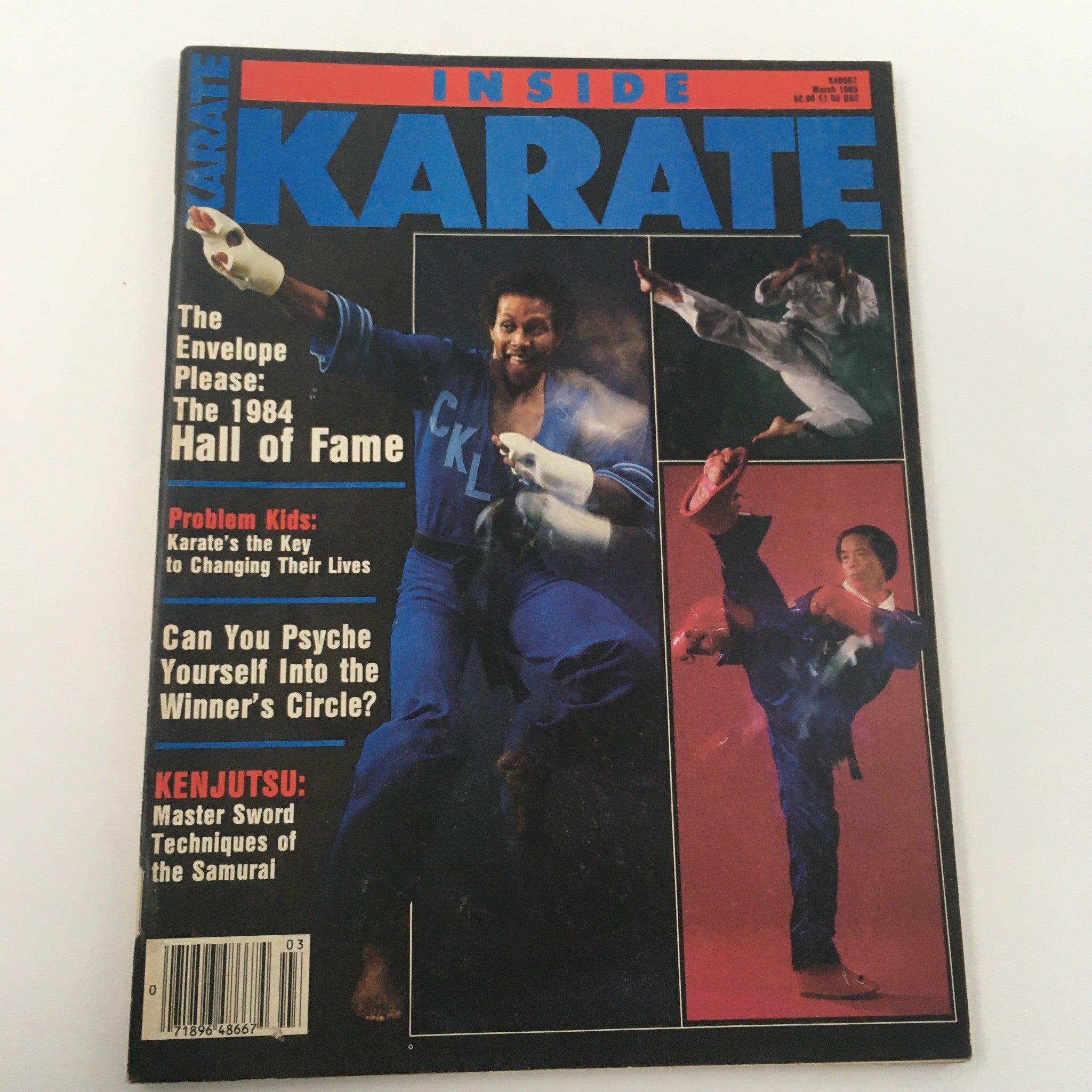 VTG Inside Karate Magazine March 1985 Steve Anderson Kenjutsu Feature, Newsstand