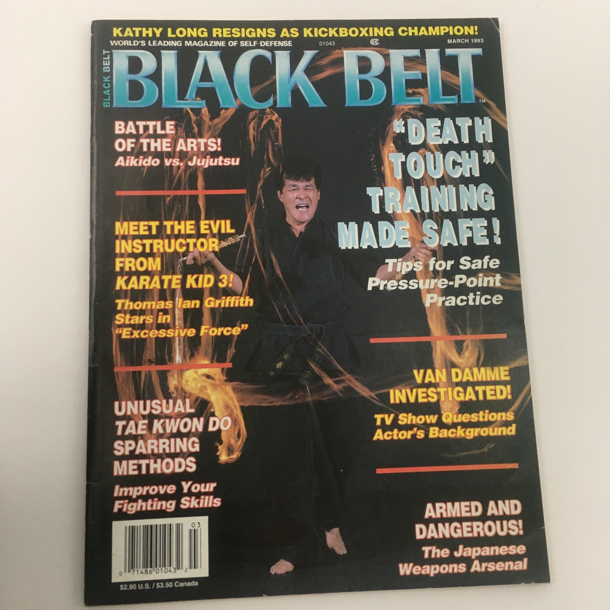 Black Belt Magazine March 1993 Thomas Ian Griffith in Excessive Force, Newsstand