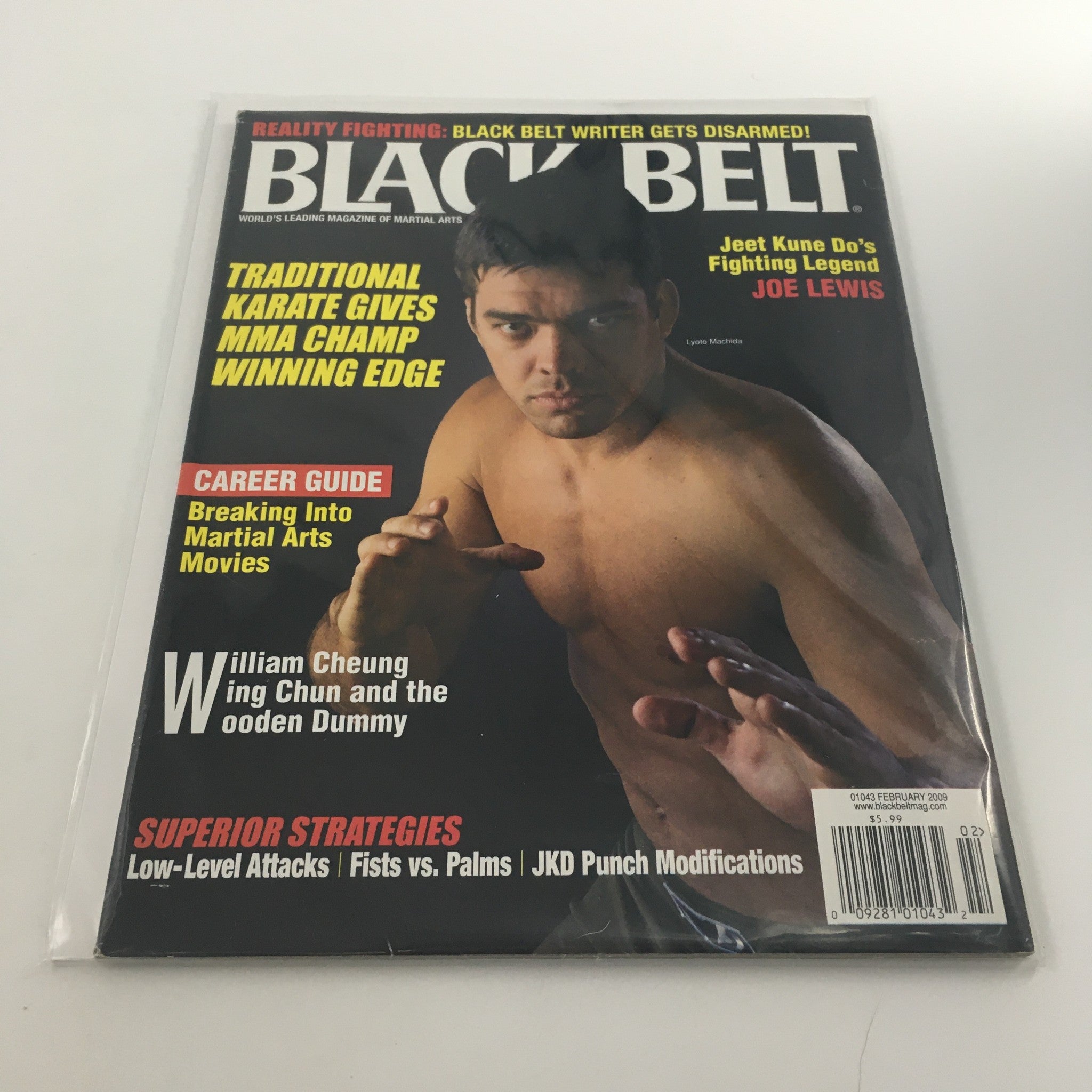 Black Belt Magazine February 2009 Lyoto Machida Martial Arts Movies, Newsstand