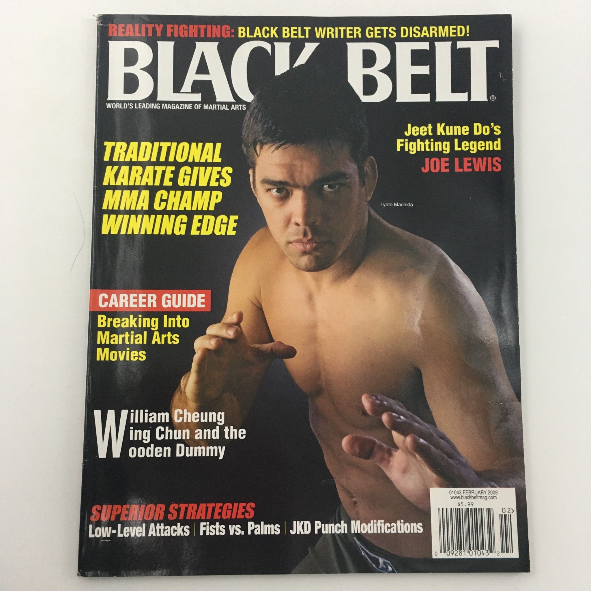 Black Belt Magazine February 2009 Lyoto Machida Martial Arts Movies, Newsstand