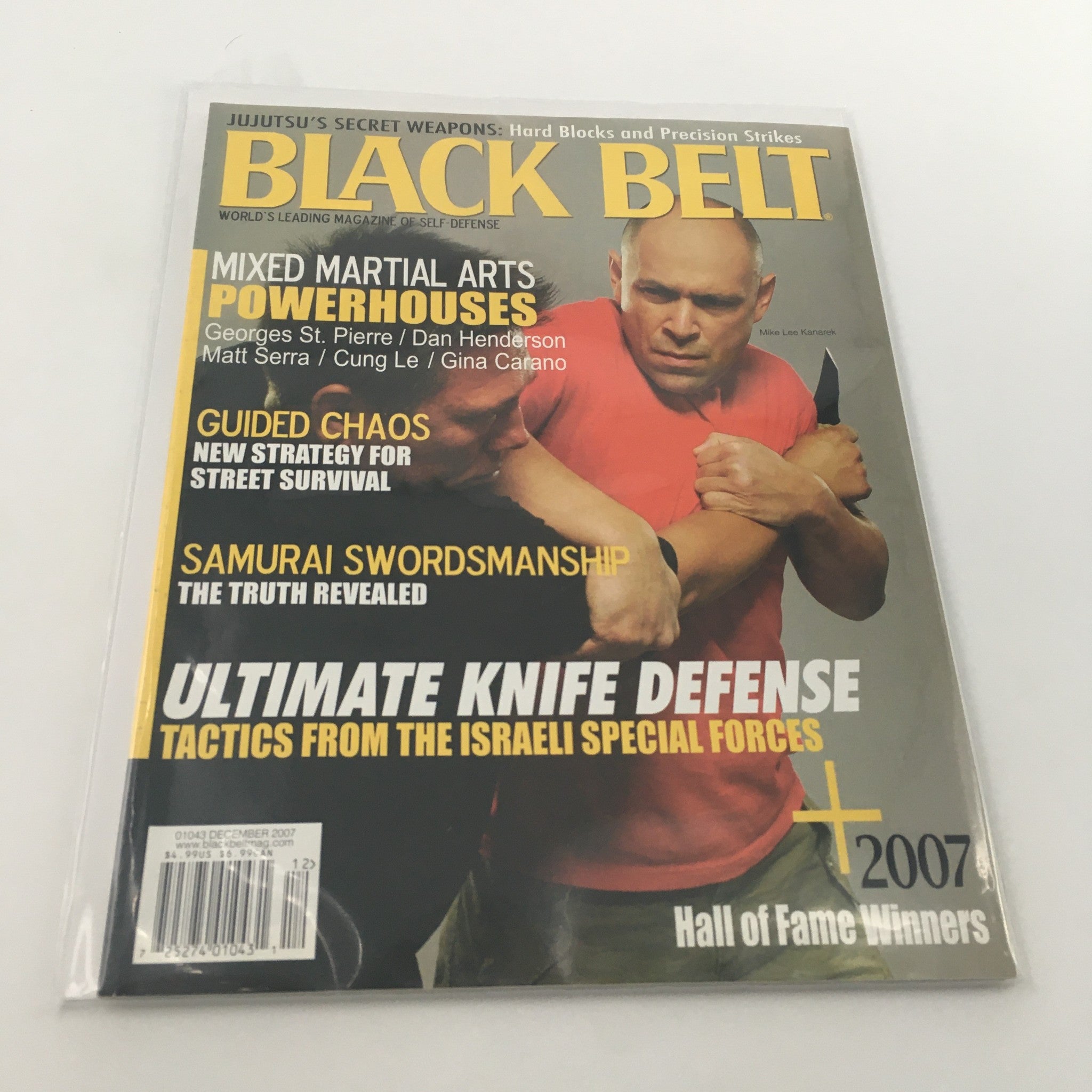 Black Belt Magazine December 2007 Mike Lee Kanarek Guided Chaos, Newsstand