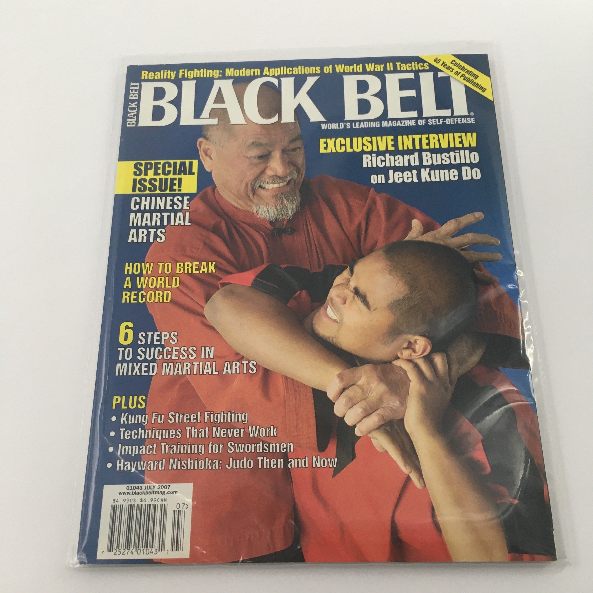 Black Belt Magazine July 2007 Richard Bustillo on Jeet Kune Do, Newsstand