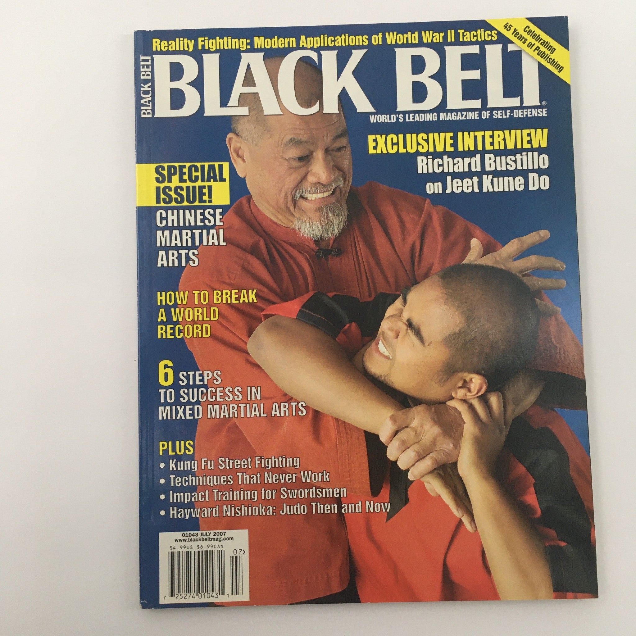 Black Belt Magazine July 2007 Richard Bustillo on Jeet Kune Do, Newsstand