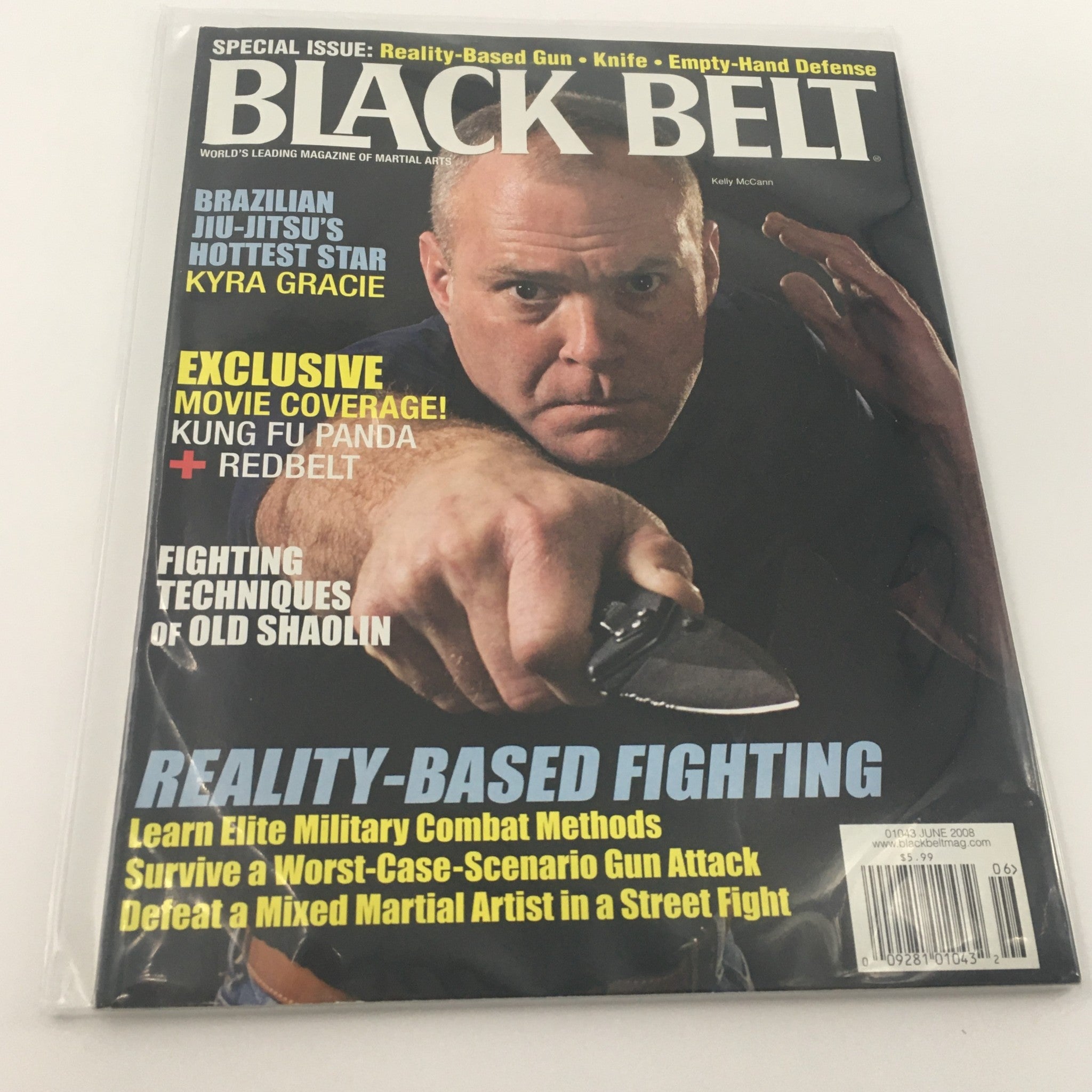 Black Belt Magazine June 2008 Kelly McCann & Star Kyra Gracie, Newsstand