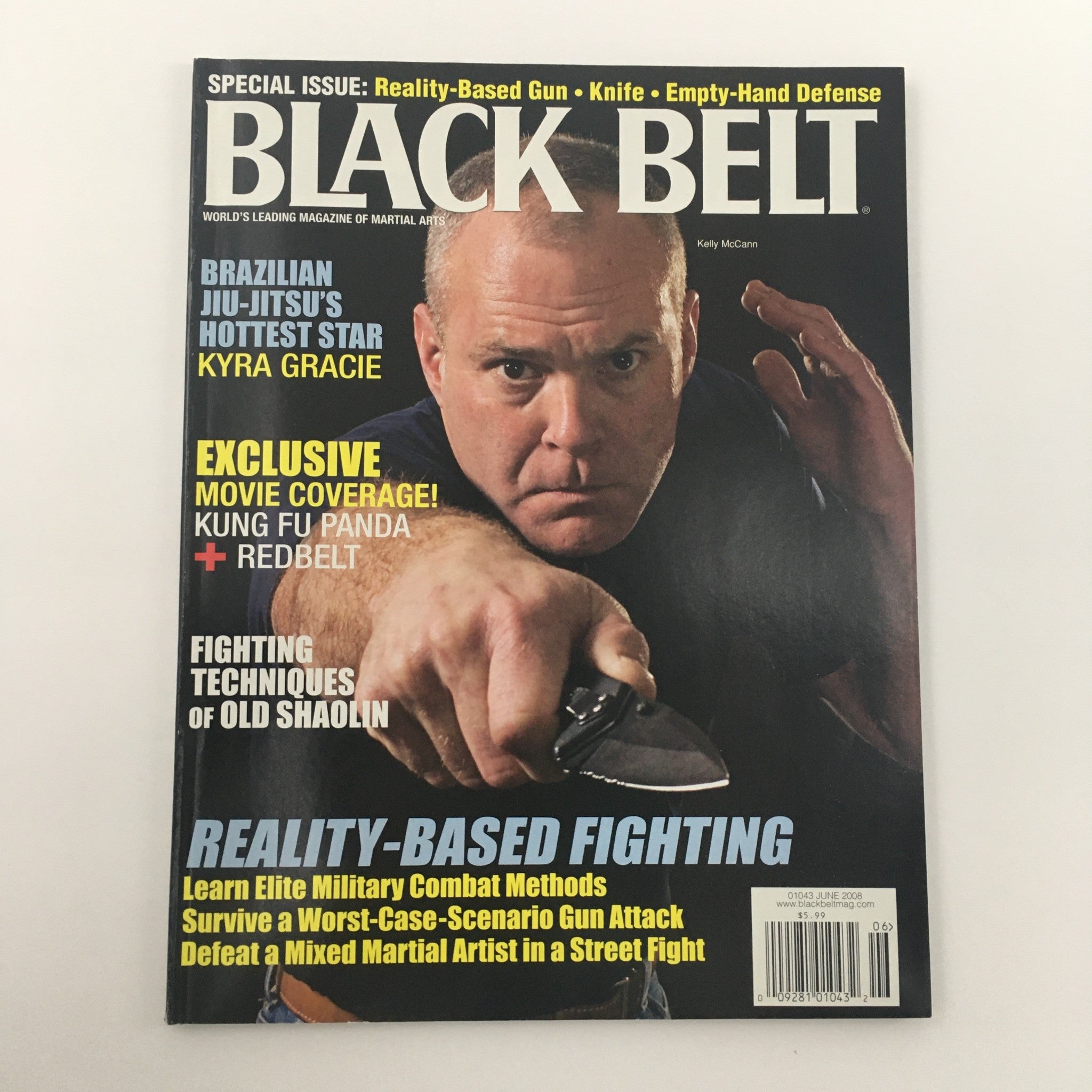 Black Belt Magazine June 2008 Kelly McCann & Star Kyra Gracie, Newsstand