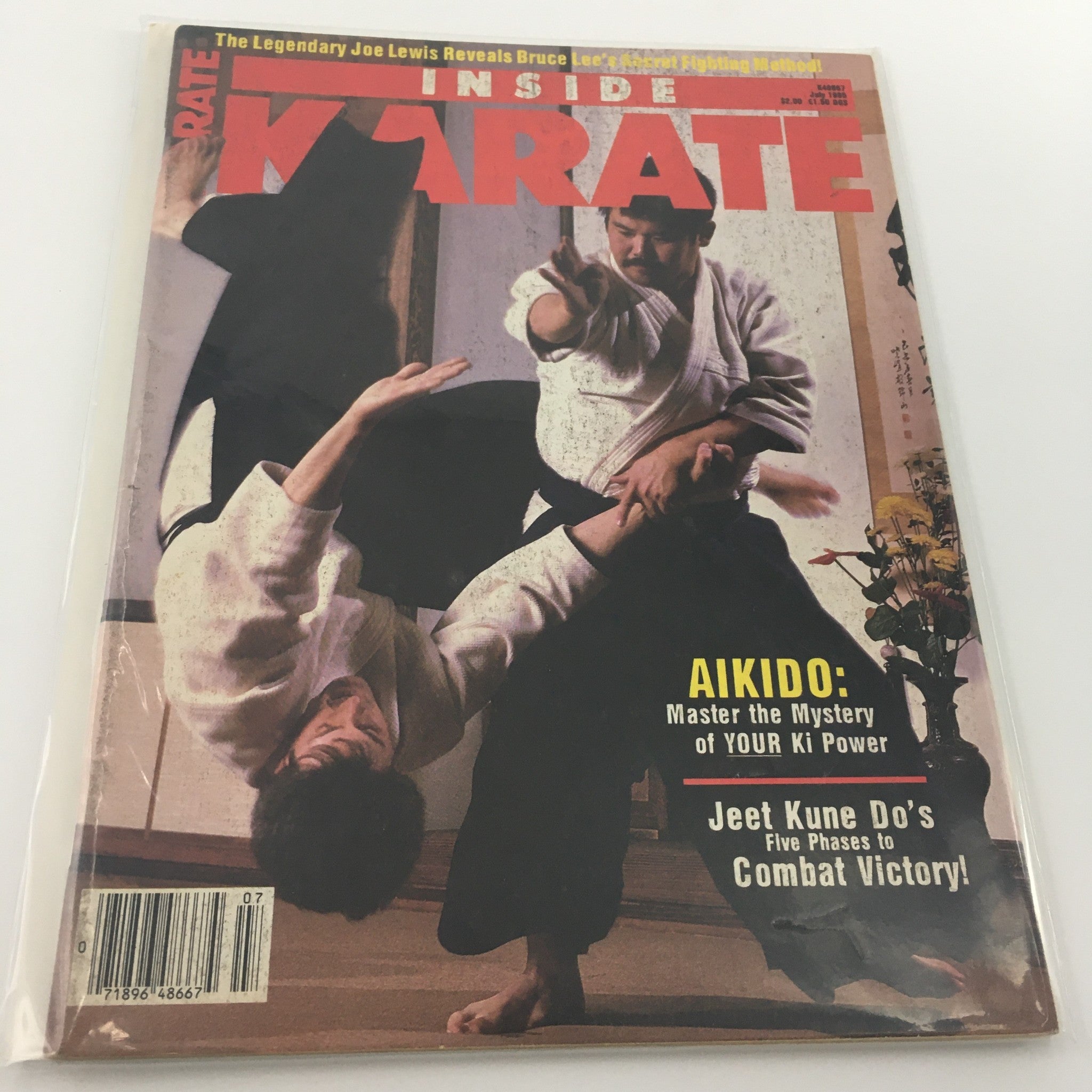 Inside Karate Magazine July 1985 Jeet Kune Do's 5 Phases to Victory, Newsstand