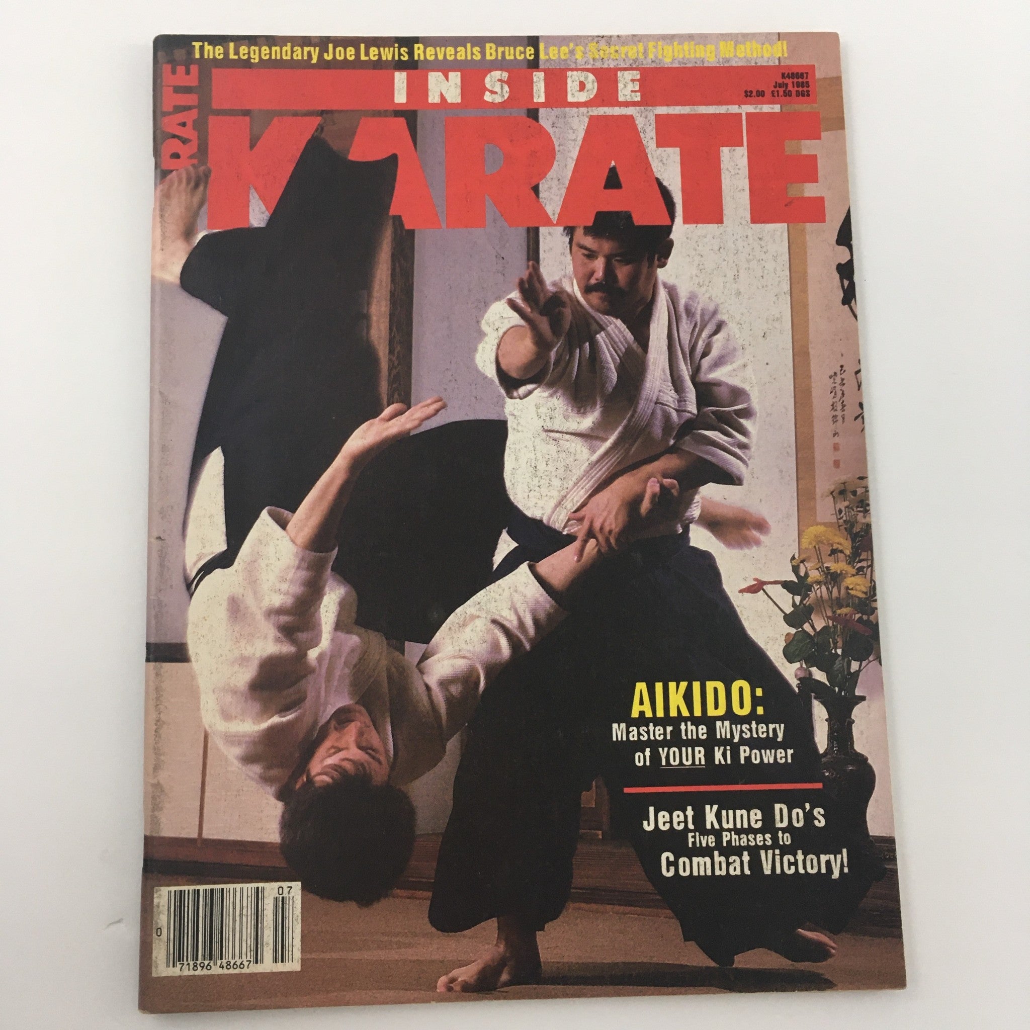 Inside Karate Magazine July 1985 Jeet Kune Do's 5 Phases to Victory, Newsstand