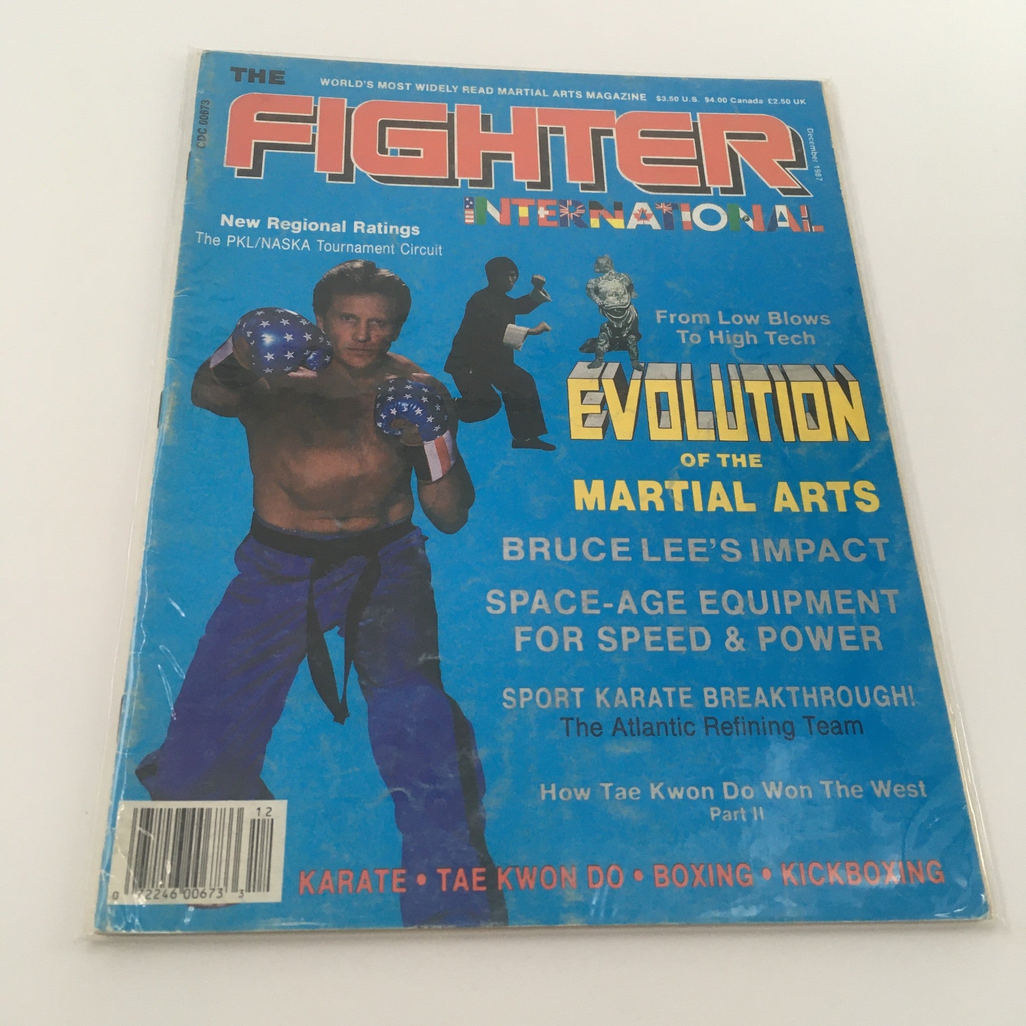 VTG Fighter Int'l Magazine December 1987 Evolution of Martial Arts, Newsstand