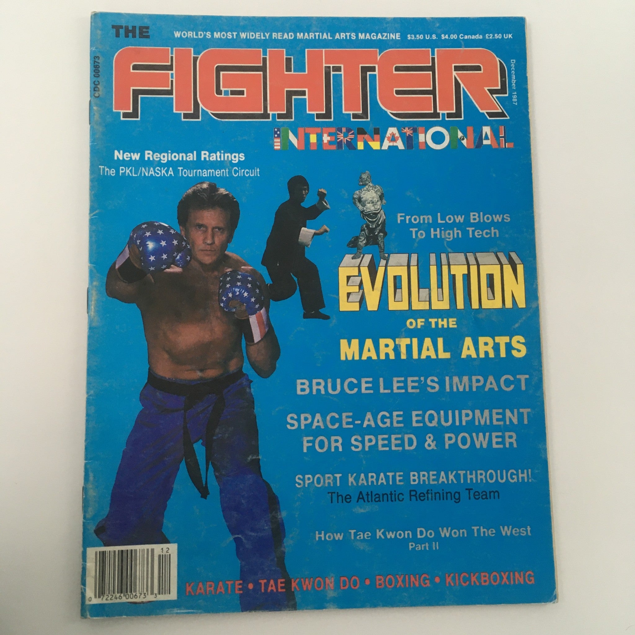 VTG Fighter Int'l Magazine December 1987 Evolution of Martial Arts, Newsstand