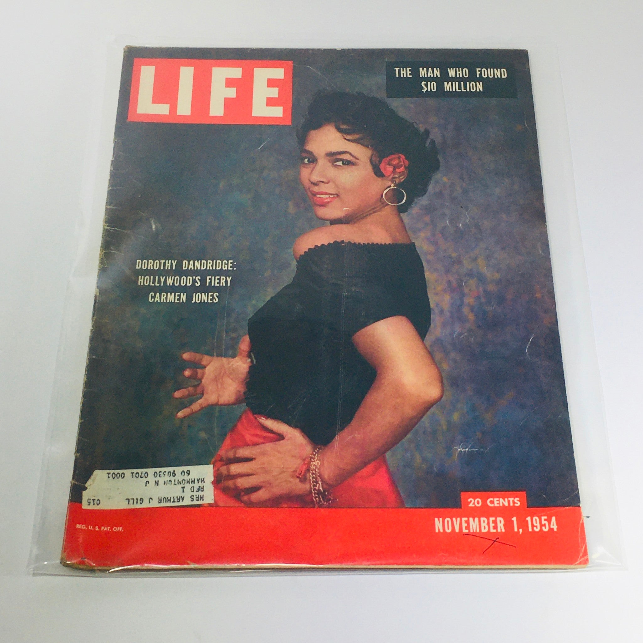 VTG Life Magazine: Nov 1 1954 - Dorothy Dandridge/The Man Who Found $10 Million