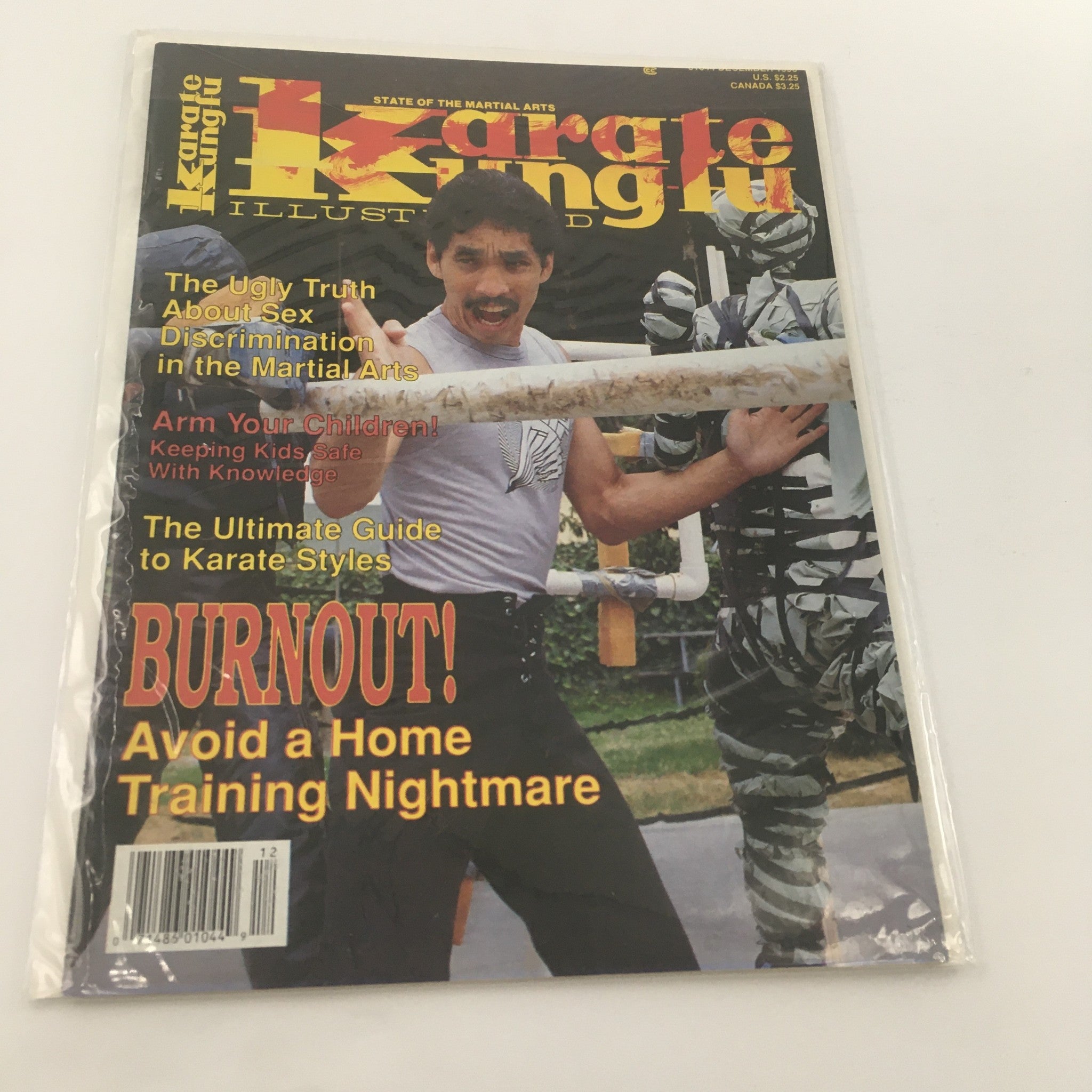 Karate Kung Fu Illustrated December 1990 Mike Young Karate Styles, Newsstand