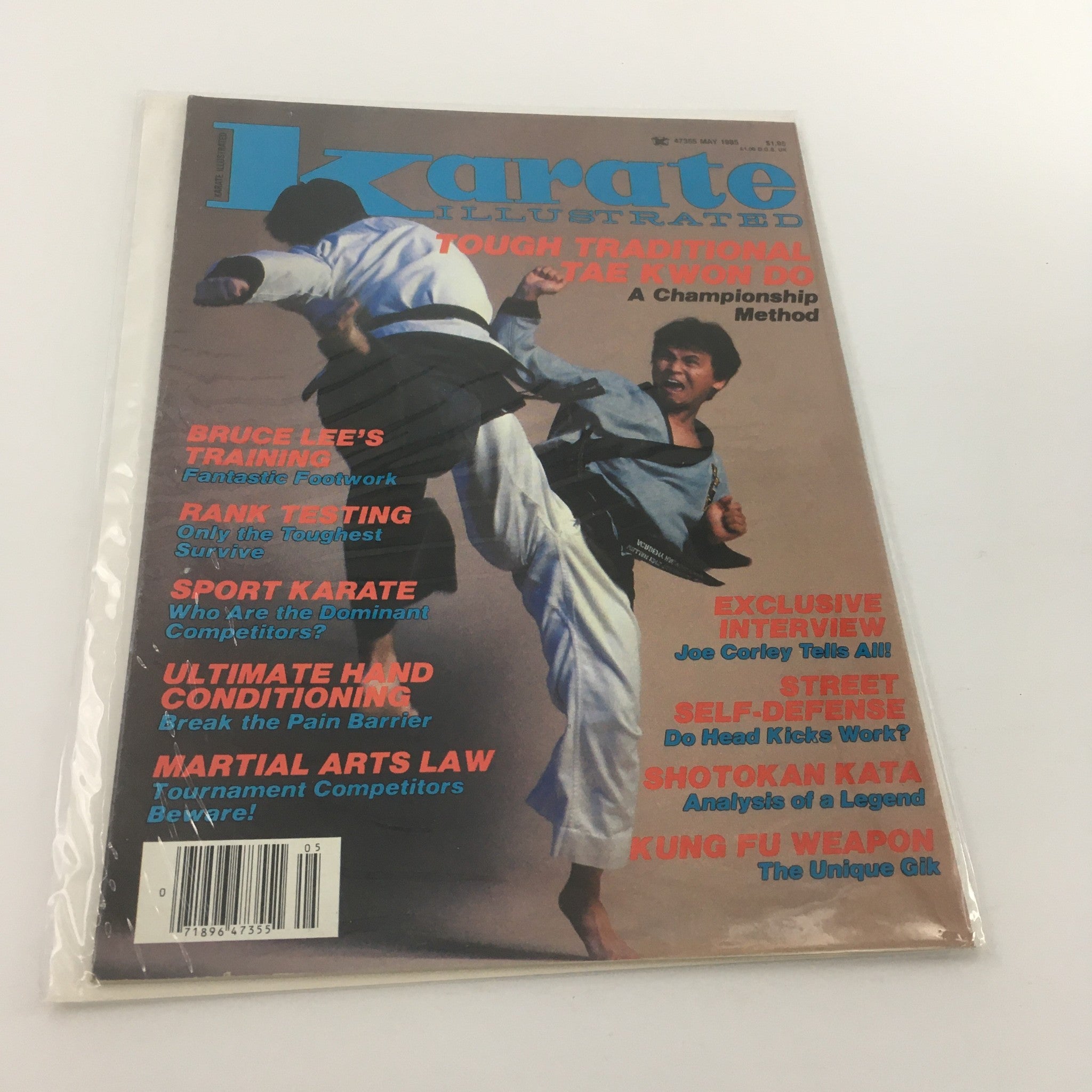 Karate Illustrated Magazine May 1985 Joe Corley Exclusive Interview, Newsstand