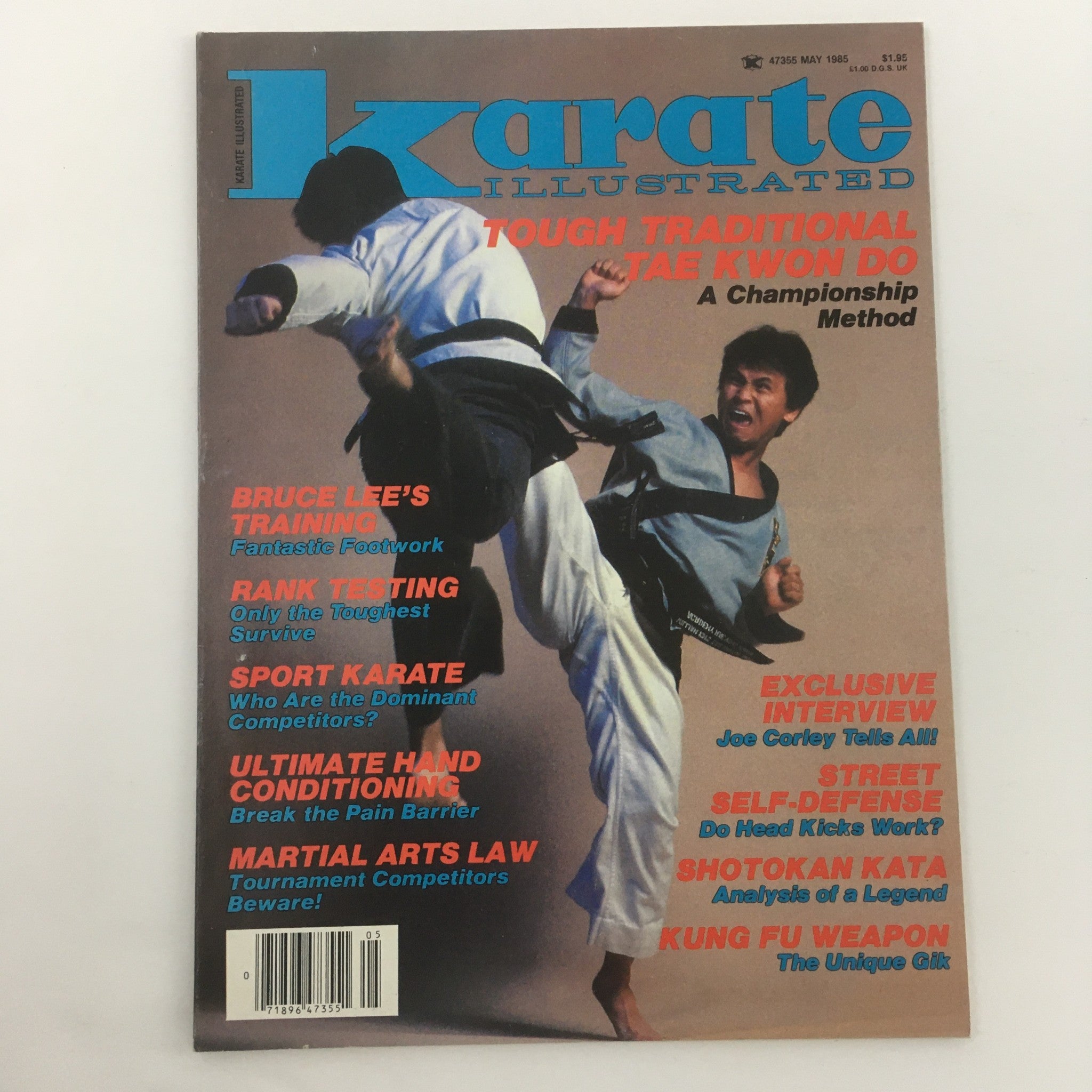 Karate Illustrated Magazine May 1985 Joe Corley Exclusive Interview, Newsstand