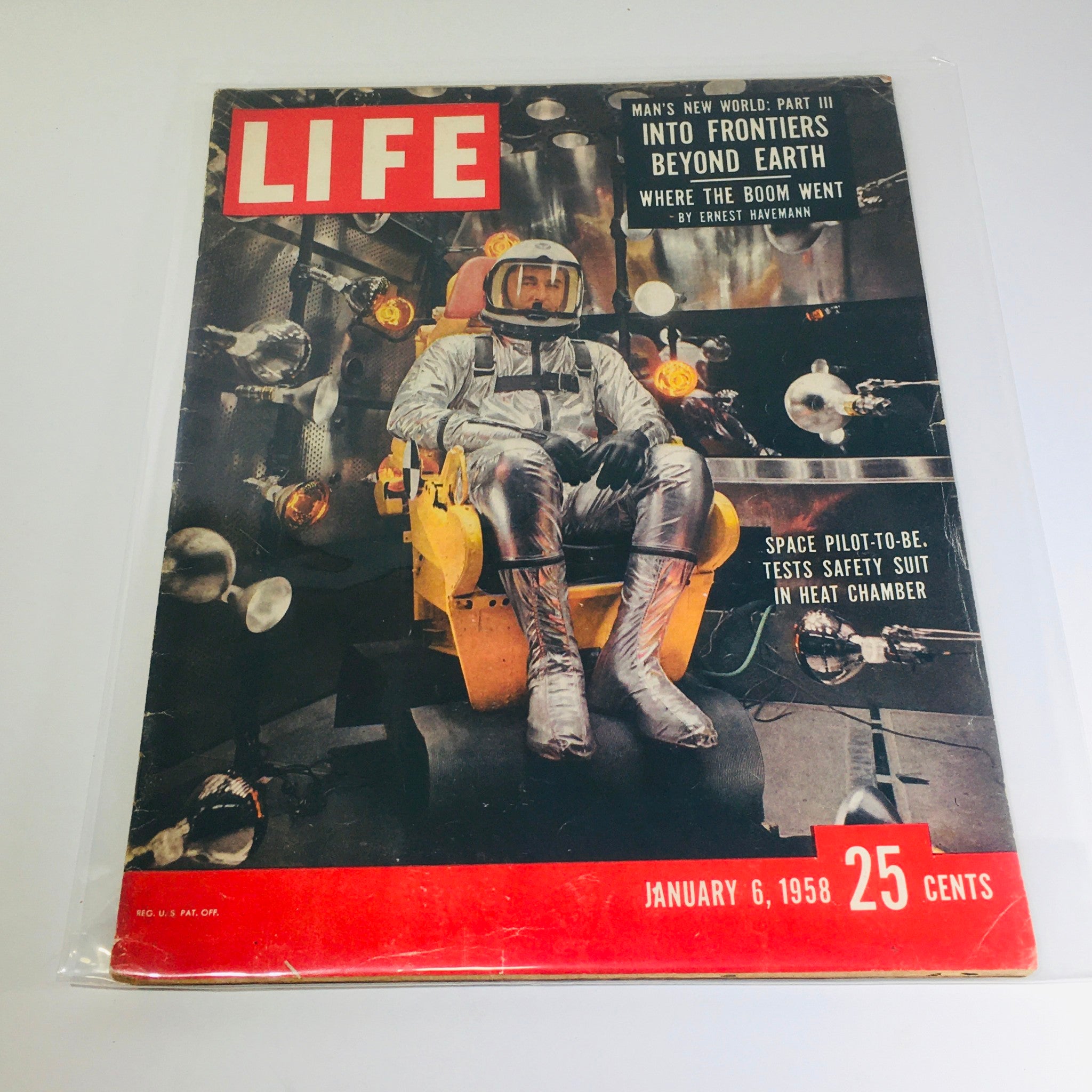 VTG Life Magazine: Jan 6 1958 - Man's New World III: Into Frontiers Beyond Earth