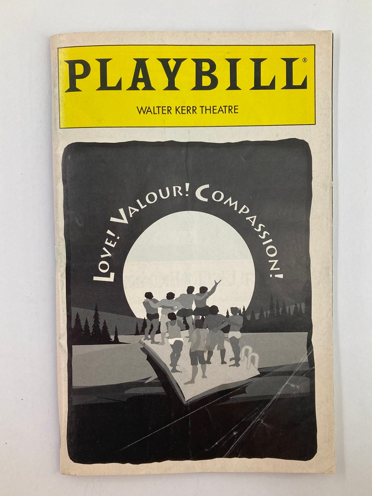 1995 Playbill Walter Kerr Theatre John Glover in Love! Valour! Compassion!