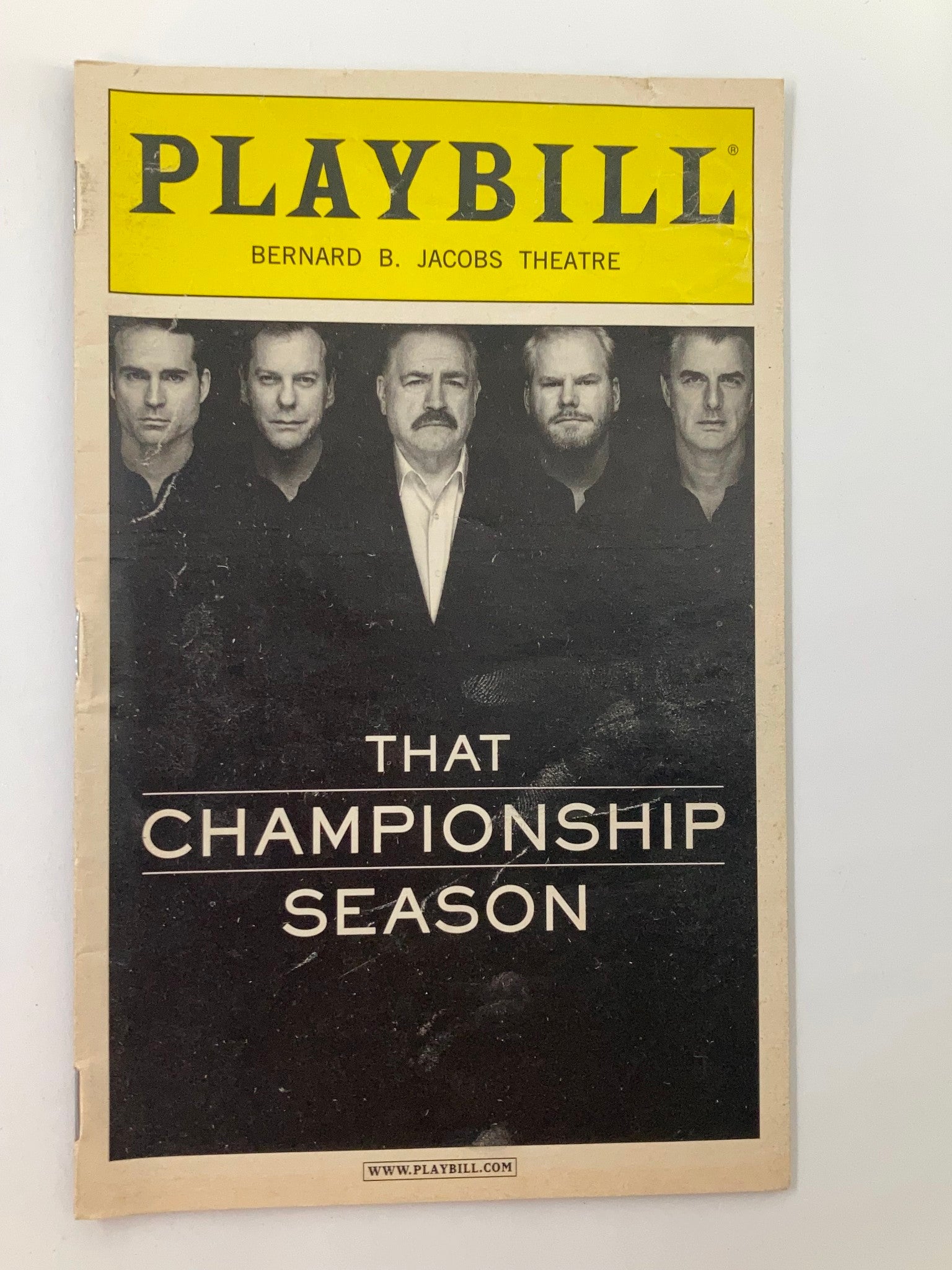 2011 Playbill Bernard B. Jacobs Theatre Brian Cox in That Championship Season