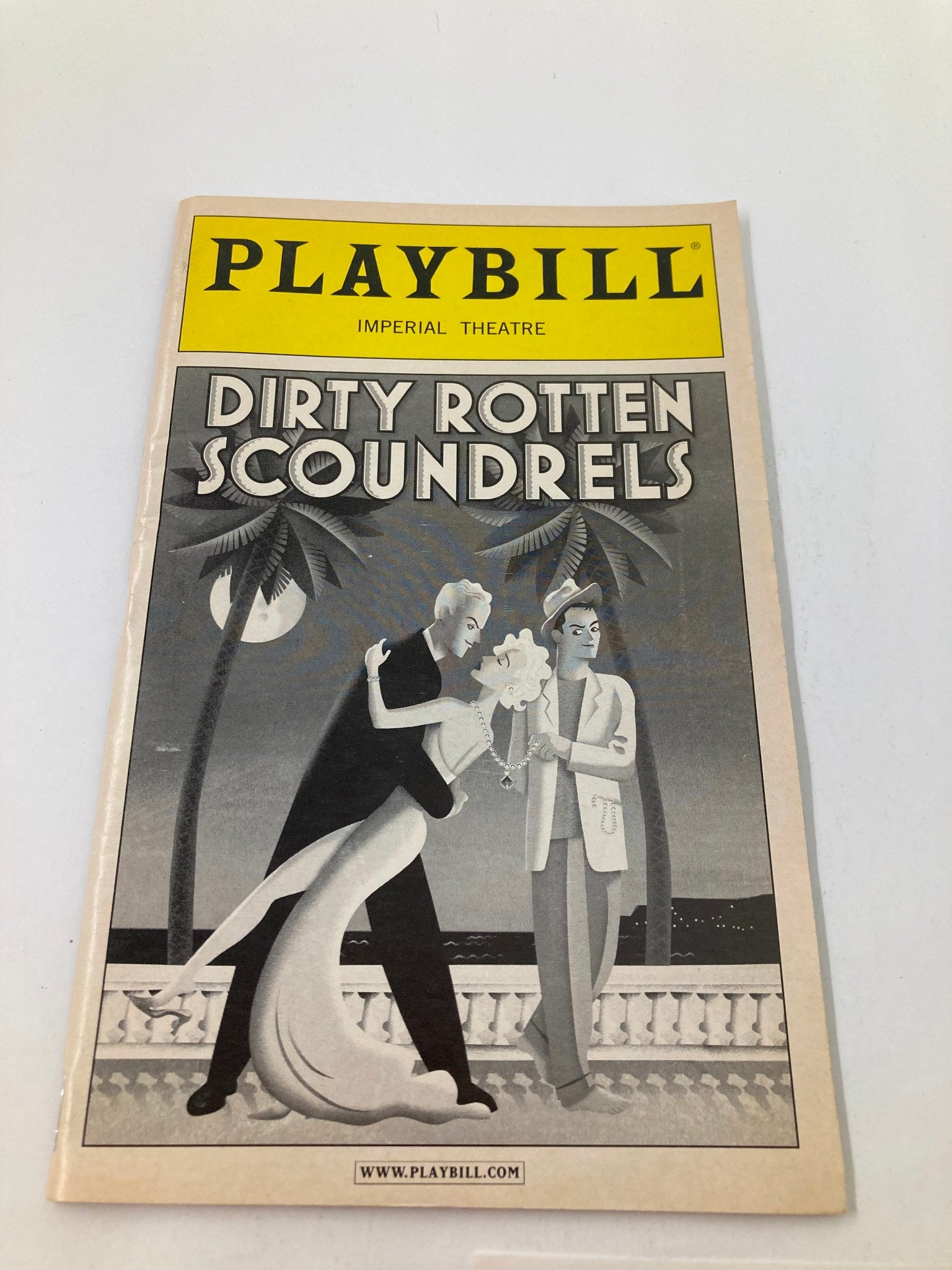 2005 Playbill Imperial Theatre John Lithgow in Dirty Rotten Scoundrels