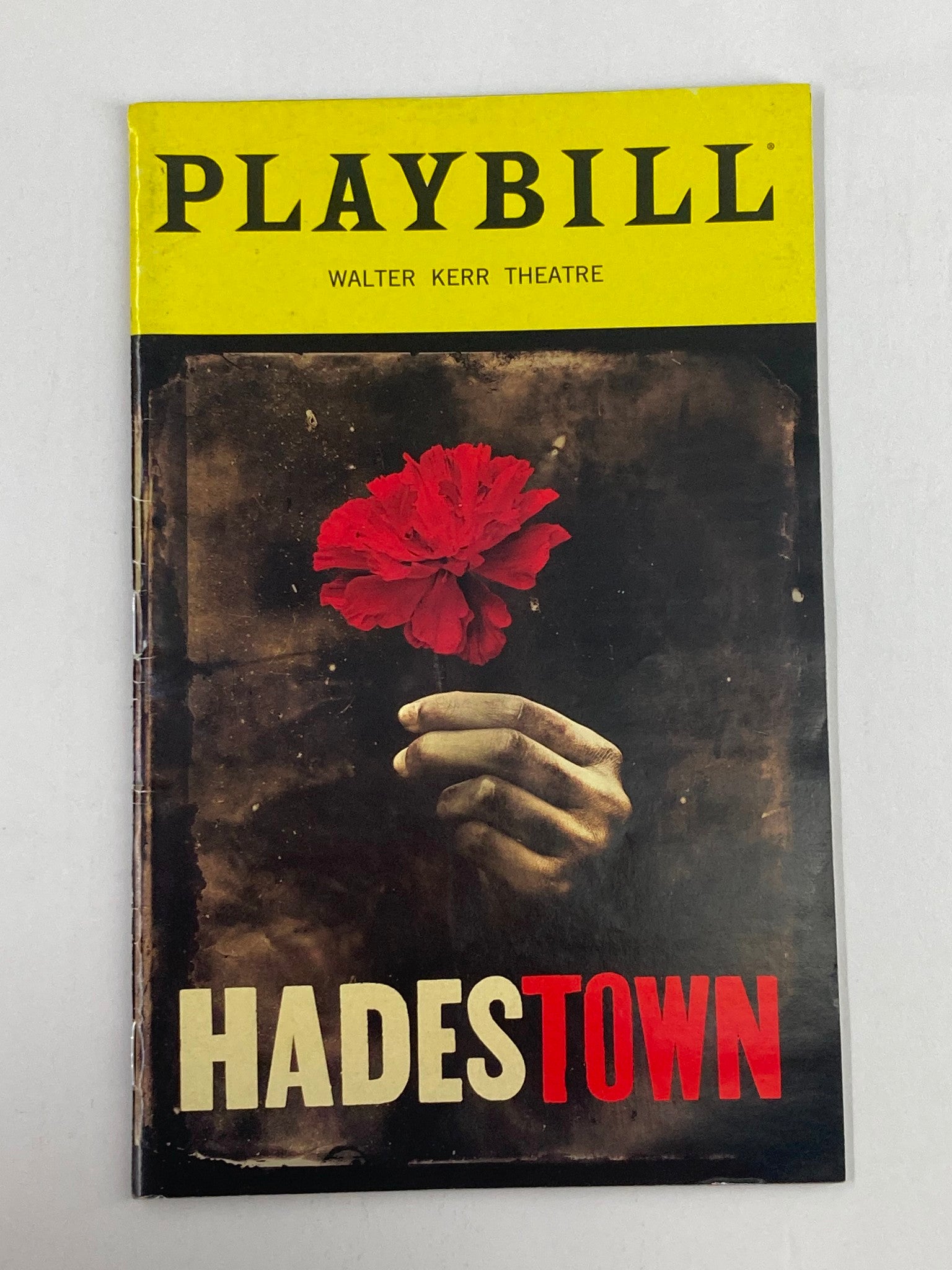 2019 Playbill Walter Kerr Theatre Reeve Carney, Amber Gray in Hadestown