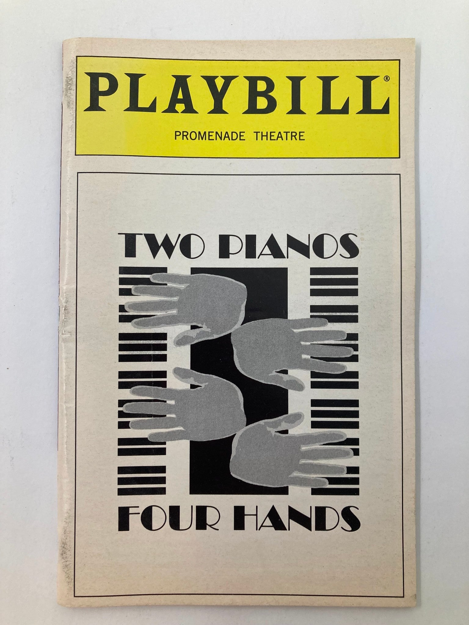 1997 Playbill The Promenade Theatre Two Pianos, Four Hands by Ted Dykstra