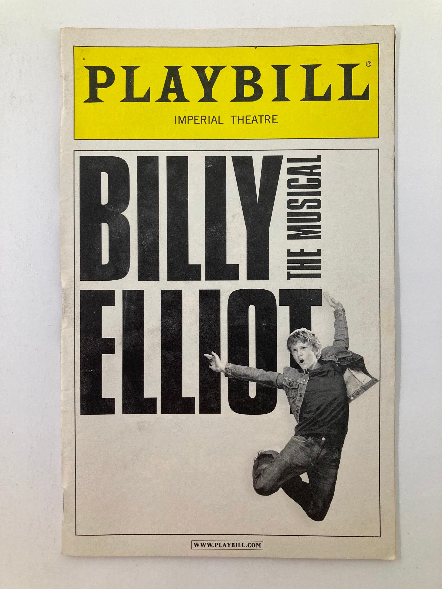 2010 Playbill Imperial Theatre Jacob Clemente in Billy Elliot The Musical