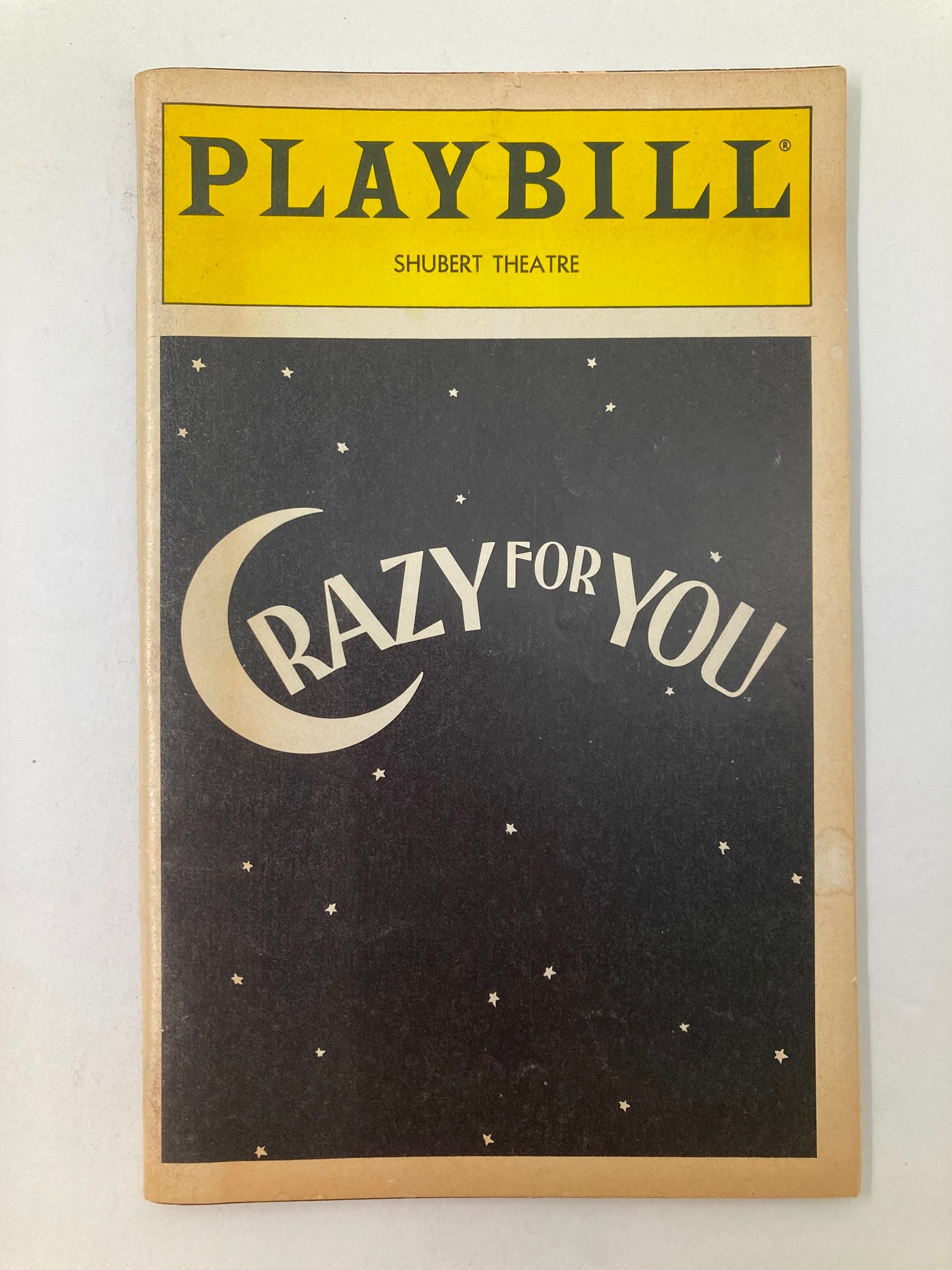 1995 Playbill Sam S. Shubert Theatre James Brennan Karen Ziemba in Crazy for You