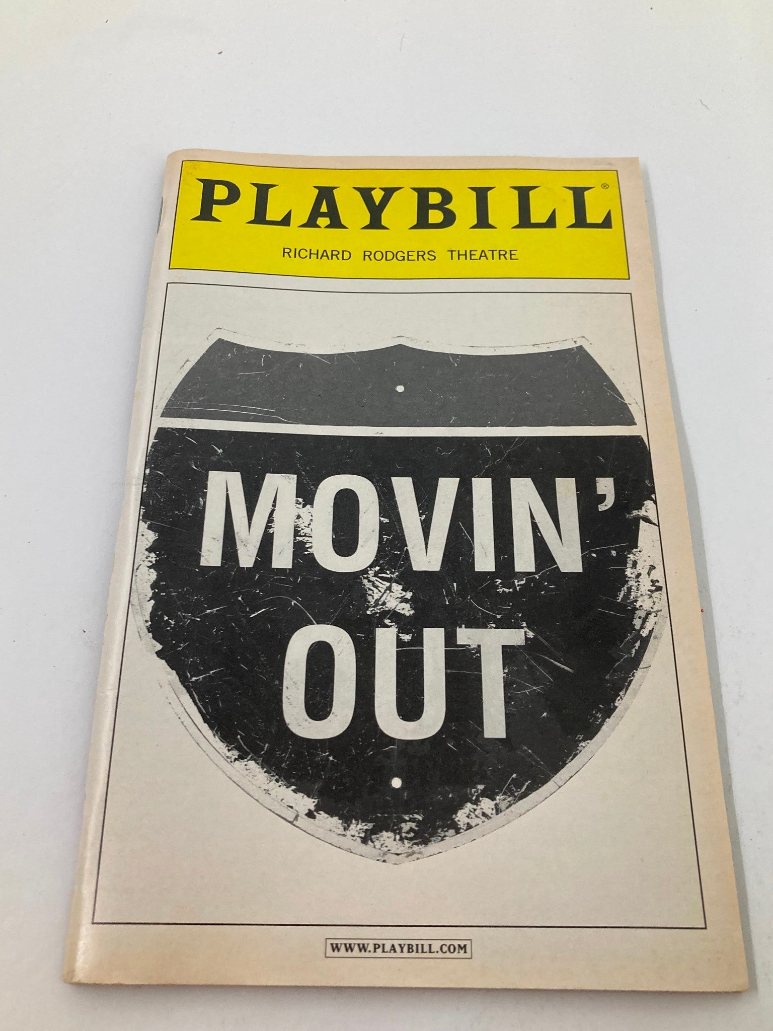 2004 Playbill Richard Rodgers Theatre John Selya, Ashley Tuttle in Movin' Out