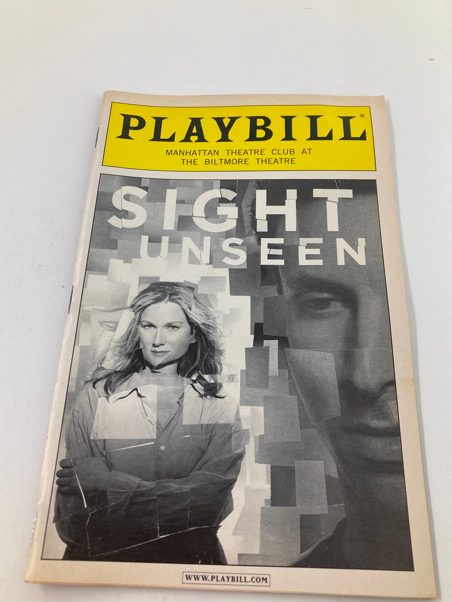 2004 Playbill The Biltmore Theatre Byron Jennings, Ana Reeder in Sight Unseen