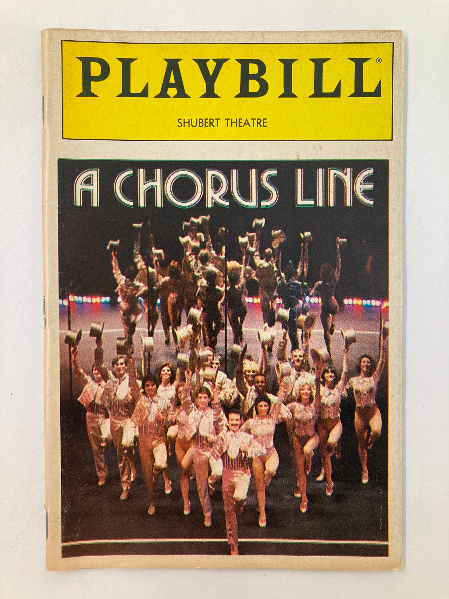 1987 Playbill Sam S. Shubert Theatre Robert Amirante in A Chorus Line